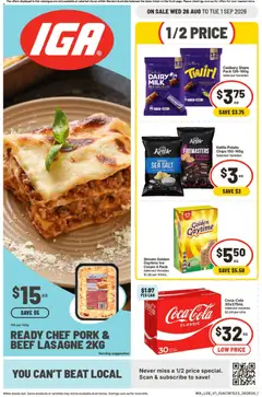 Preview of catalogue IGA catalogue Claremont from shop IGA valid 26/08/2026