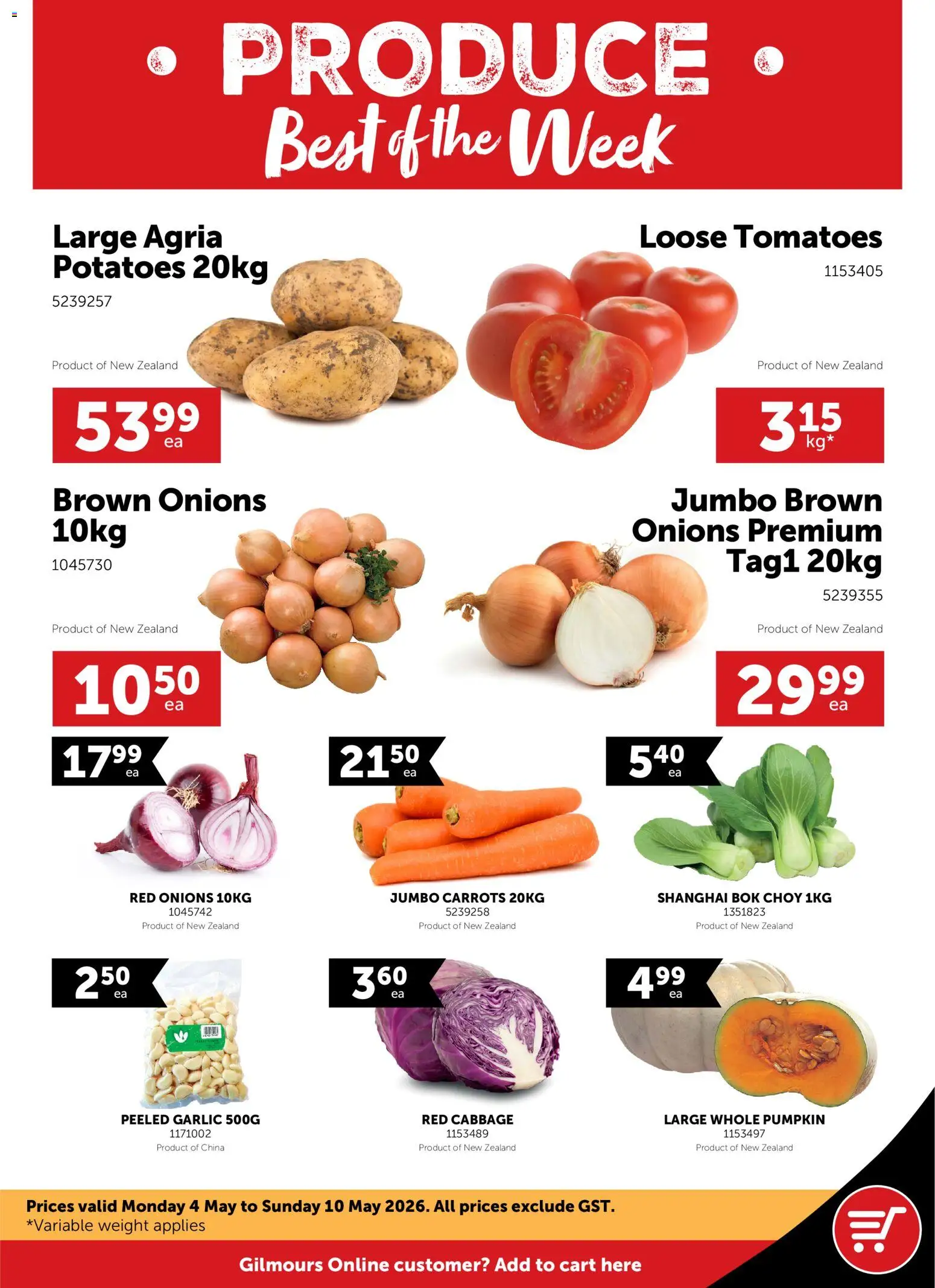 Preview of catalogue Gilmours catalogue from shop Gilmours valid 4 May 2026