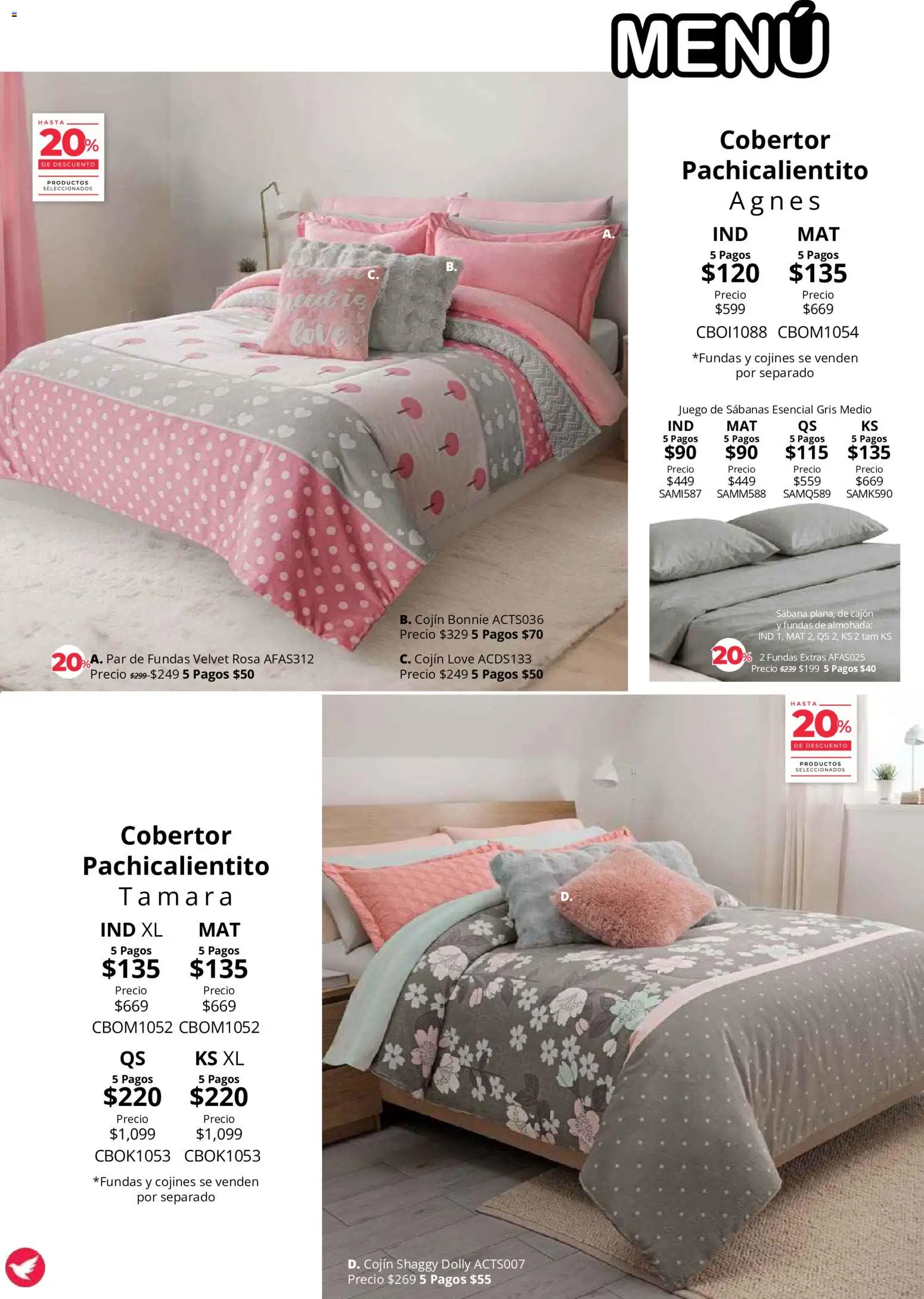 Vista previa las ofertas de la tienda Colchas Concord - Colchas Concord catálogo Colección Cobertor desde el 01/08/2026 