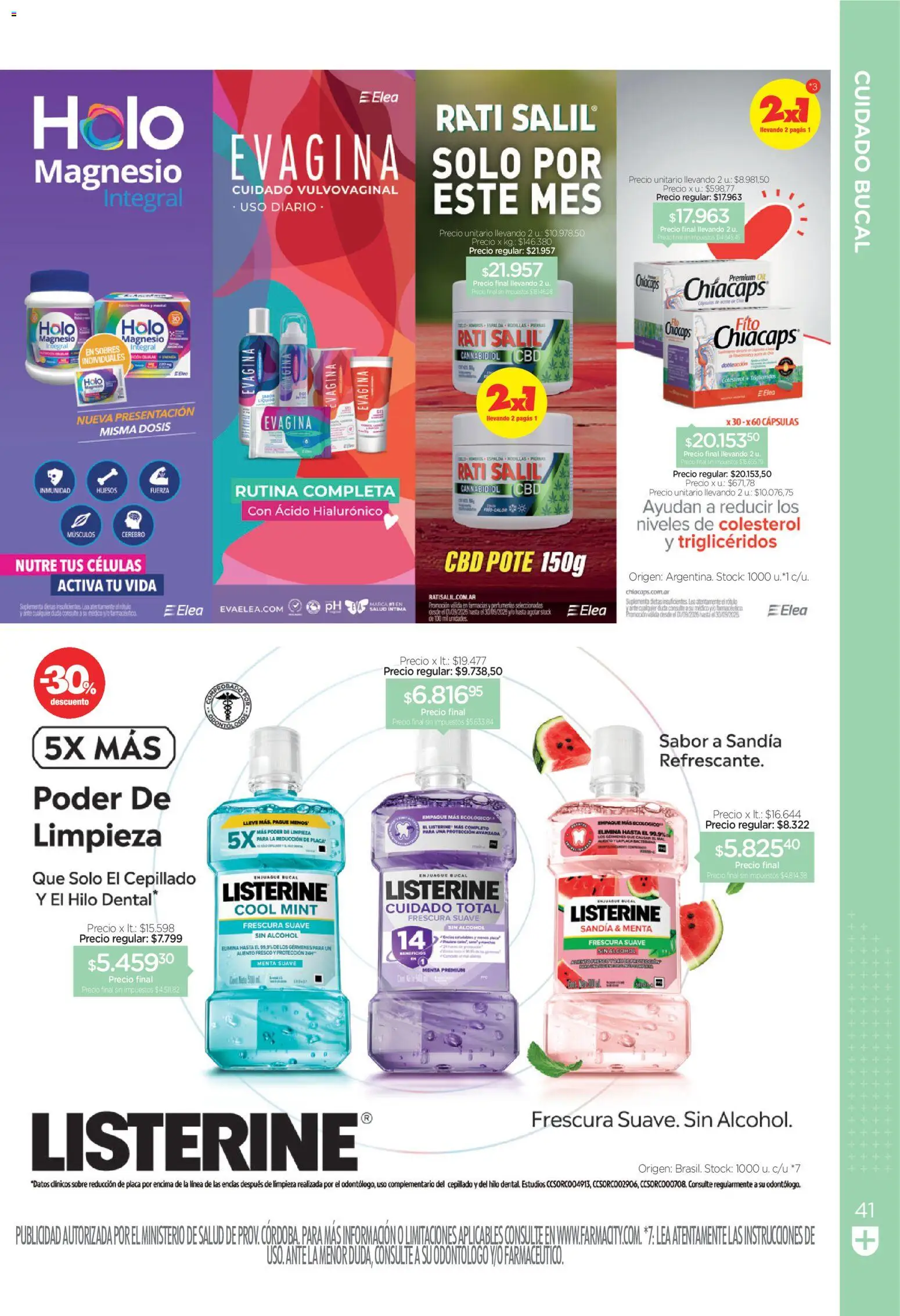Vista previa del folleto de la tienda Farmacity válido desde el 01/10/2026 