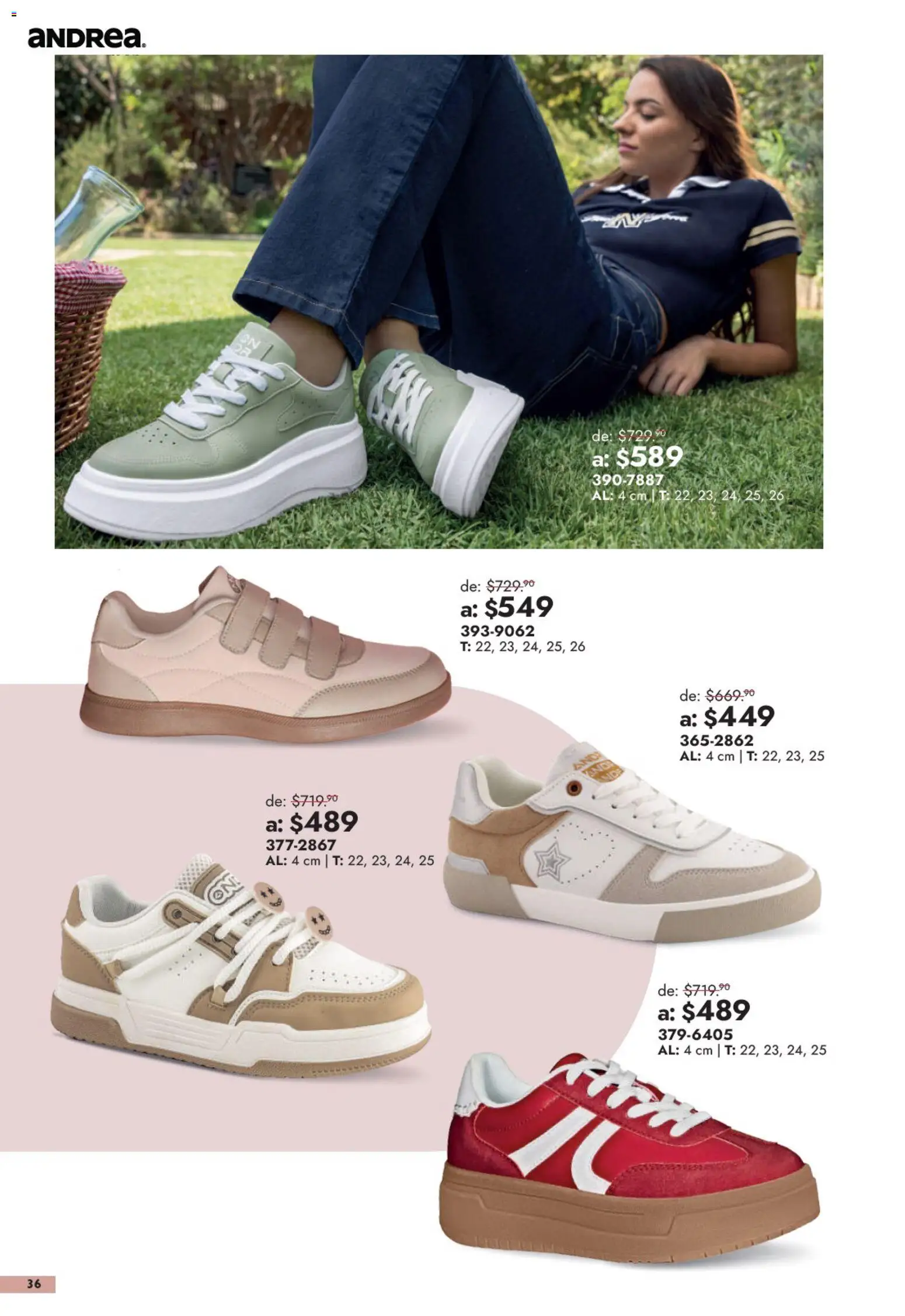 Vista previa las ofertas de la tienda Andrea - Andrea catálogo Outlet desde el 13/09/2026 