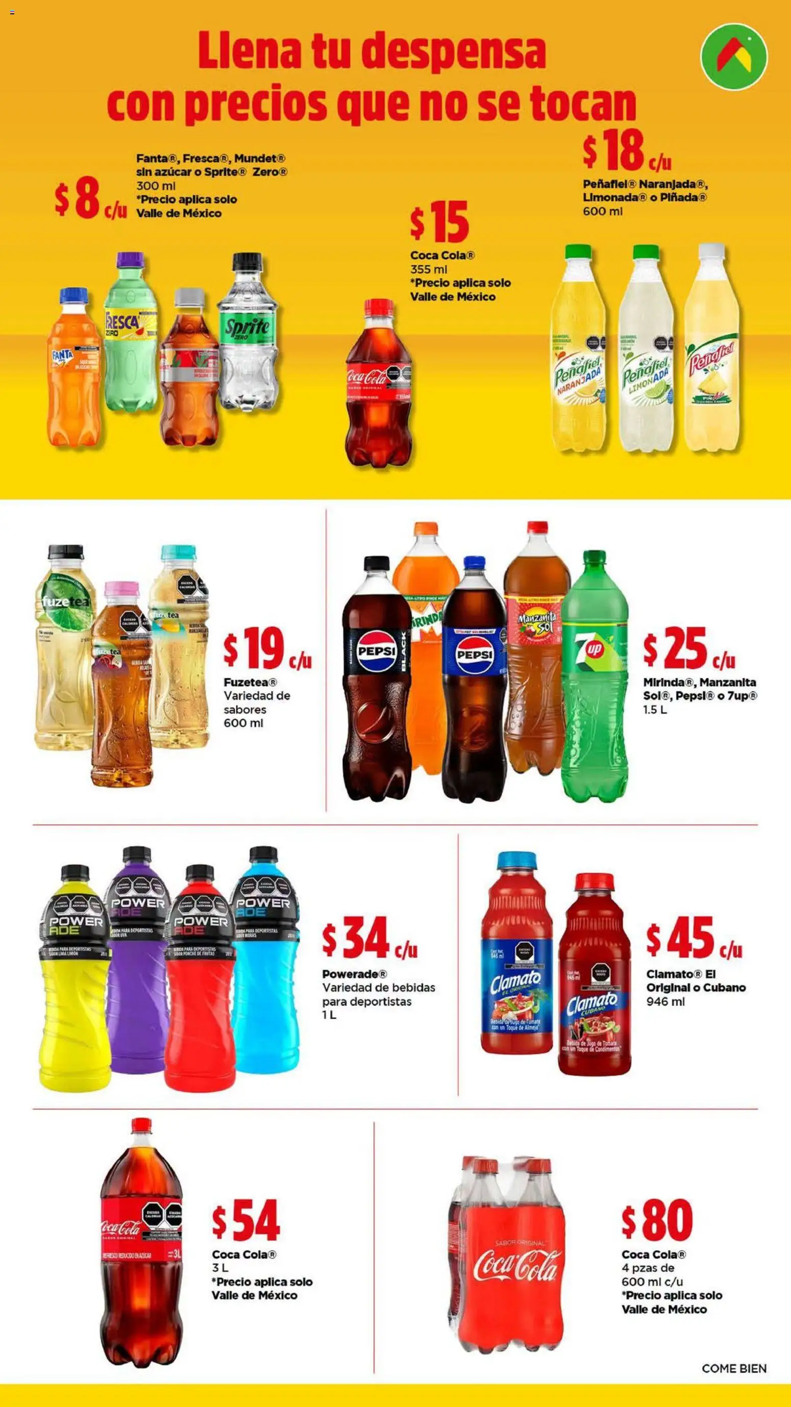 Vista previa las ofertas de la tienda Bodega Aurrerá - Bodega Aurrerá folleto Precios que no se tocan - Llena tu carrito con esenciales desde el 21/10/2026 