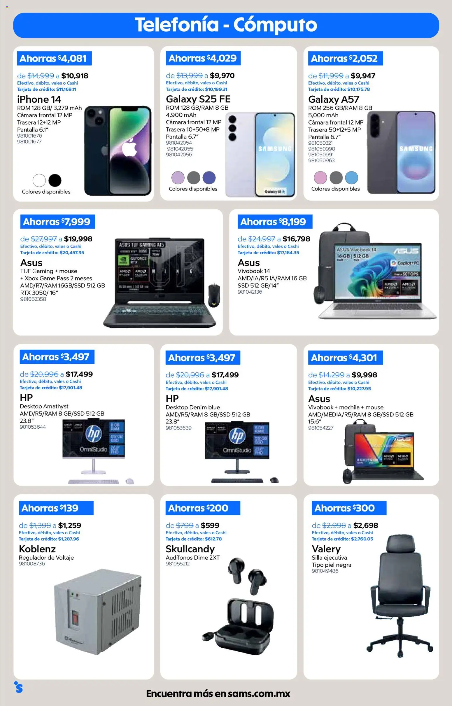 Vista previa las ofertas de la tienda Sam's Club - Sam's Club catálogo desde el 01/10/2026 