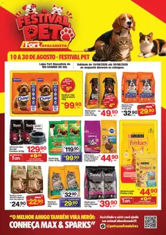 Pré-Visualização do folheto "Fort Atacadista ofertas Pet" da loja Fort Atacadista válido a partir de 10/08/2026