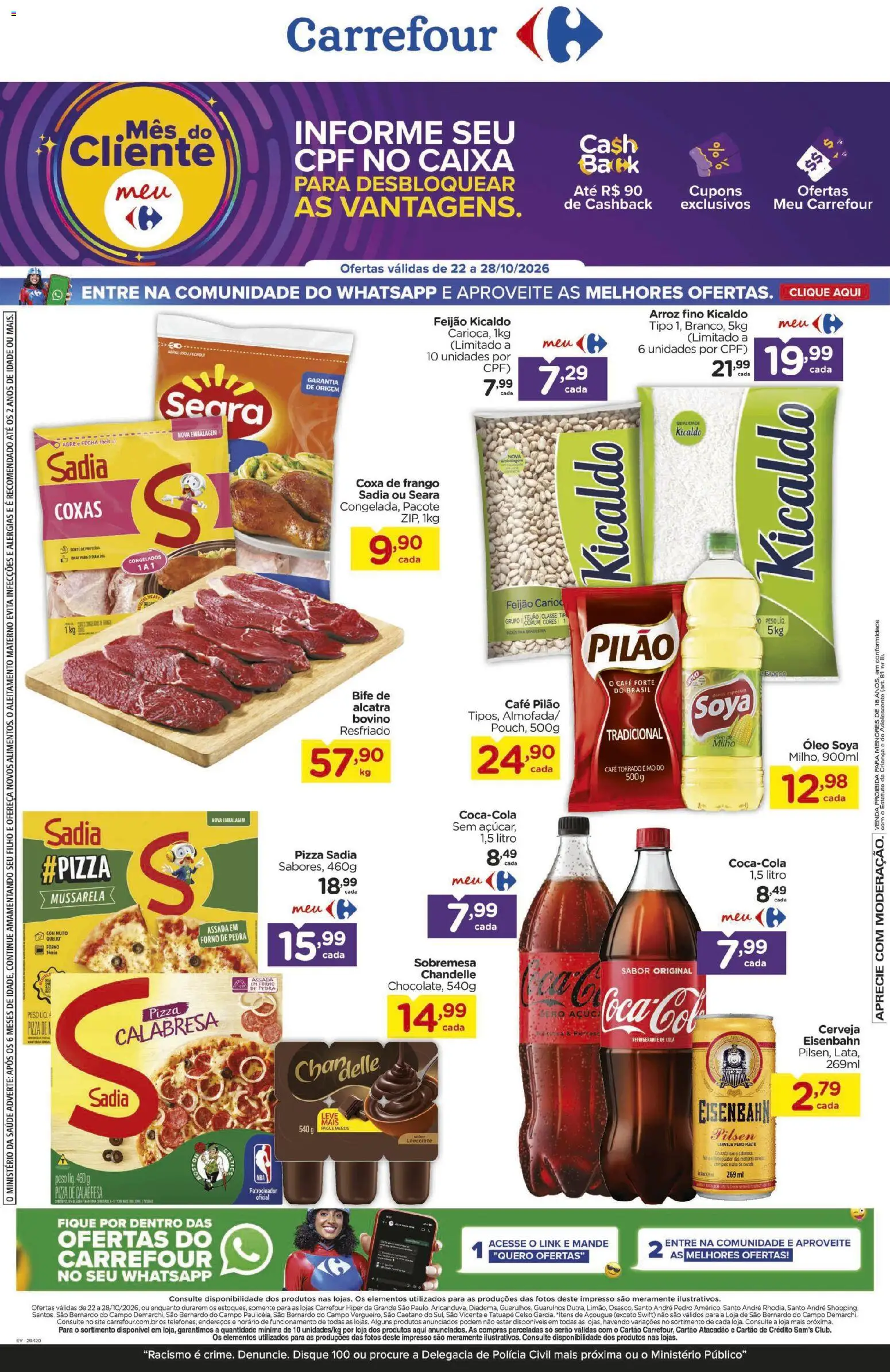 Pré-Visualização do folheto "Carrefour - Ofertas da semana" da loja Carrefour válido a partir de 22/10/2026