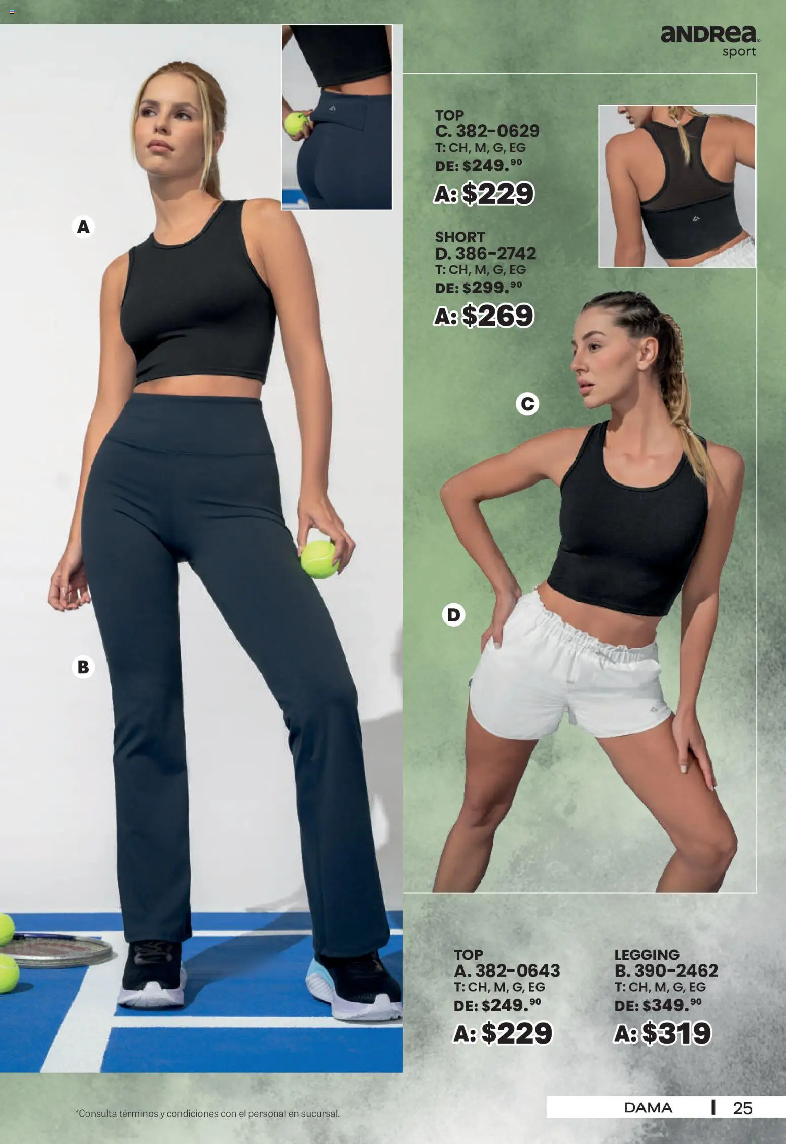 Vista previa las ofertas de la tienda Andrea - Andrea catálogo Sport desde el 30/08/2026 