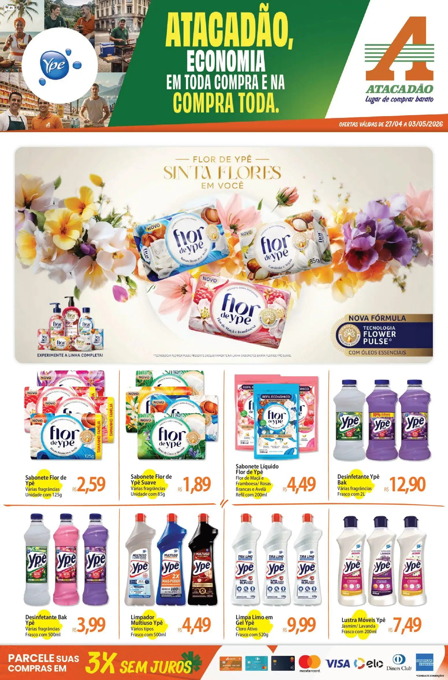 Pré-Visualização do folheto "Atacadão ofertas - PI" da loja Atacadão válido a partir de 27/04/2026