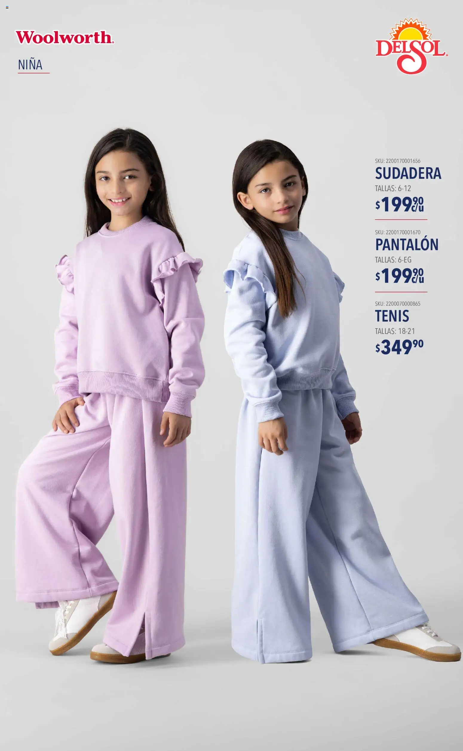 Vista previa las ofertas de la tienda Del Sol y Woolworth - Del Sol y Woolworth catálogo Moda Esenciales desde el 10/09/2026 