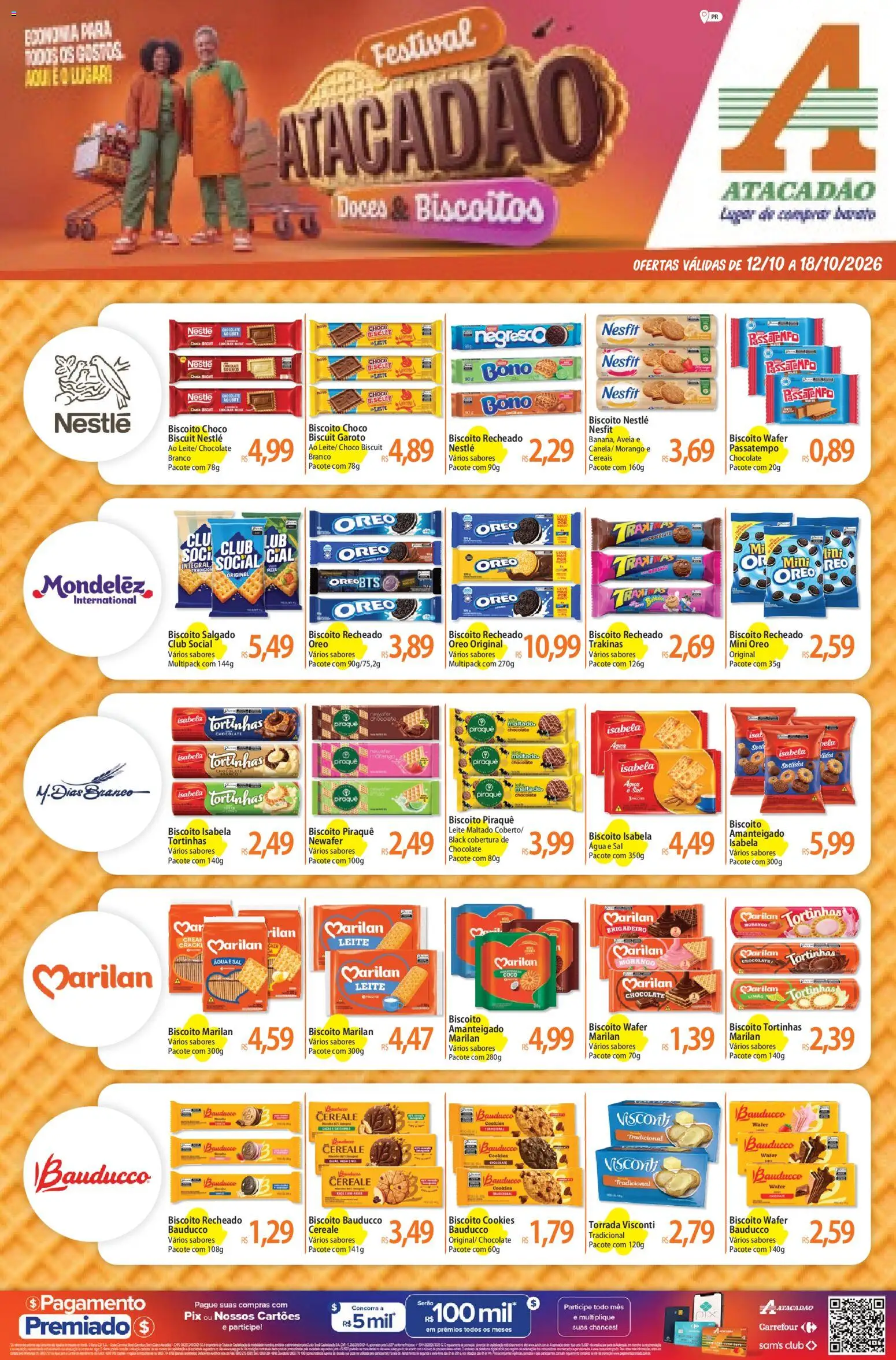 Pré-Visualização do folheto "Atacadão ofertas - PR" da loja Atacadão válido a partir de 12/10/2026