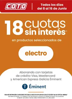 Vista previa del folleto de la tienda Coto válido desde el 08/06/2026 