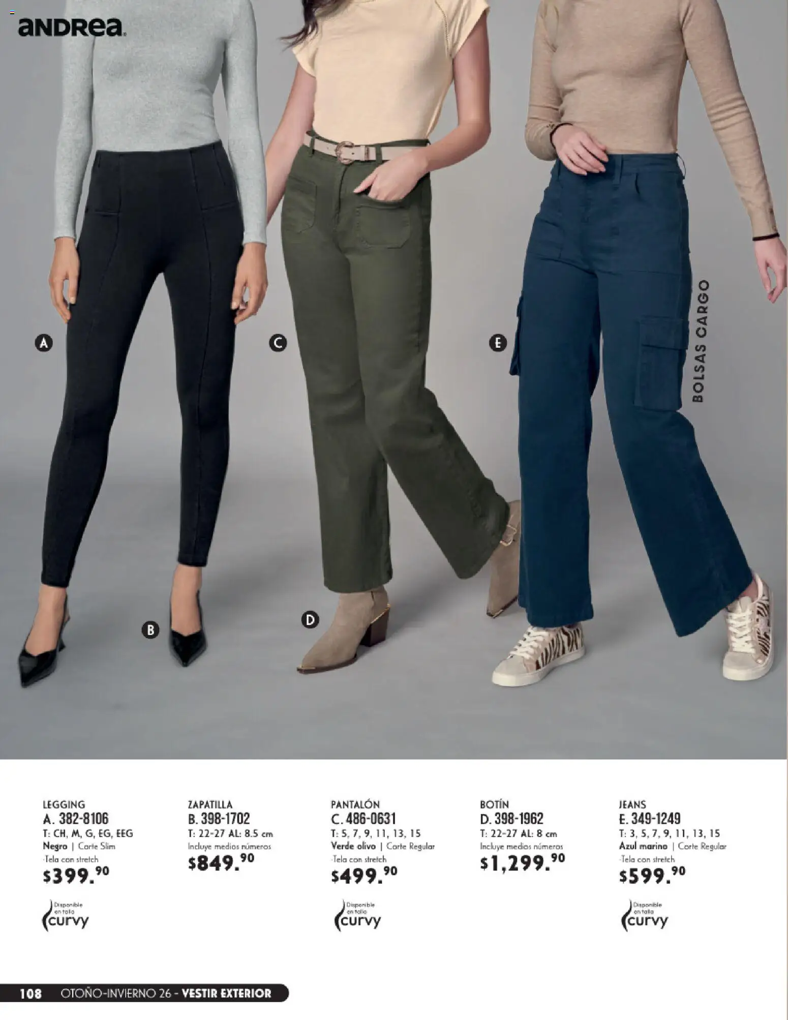 Vista previa las ofertas de la tienda Andrea - Andrea catálogo Vestir desde el 23/08/2026 