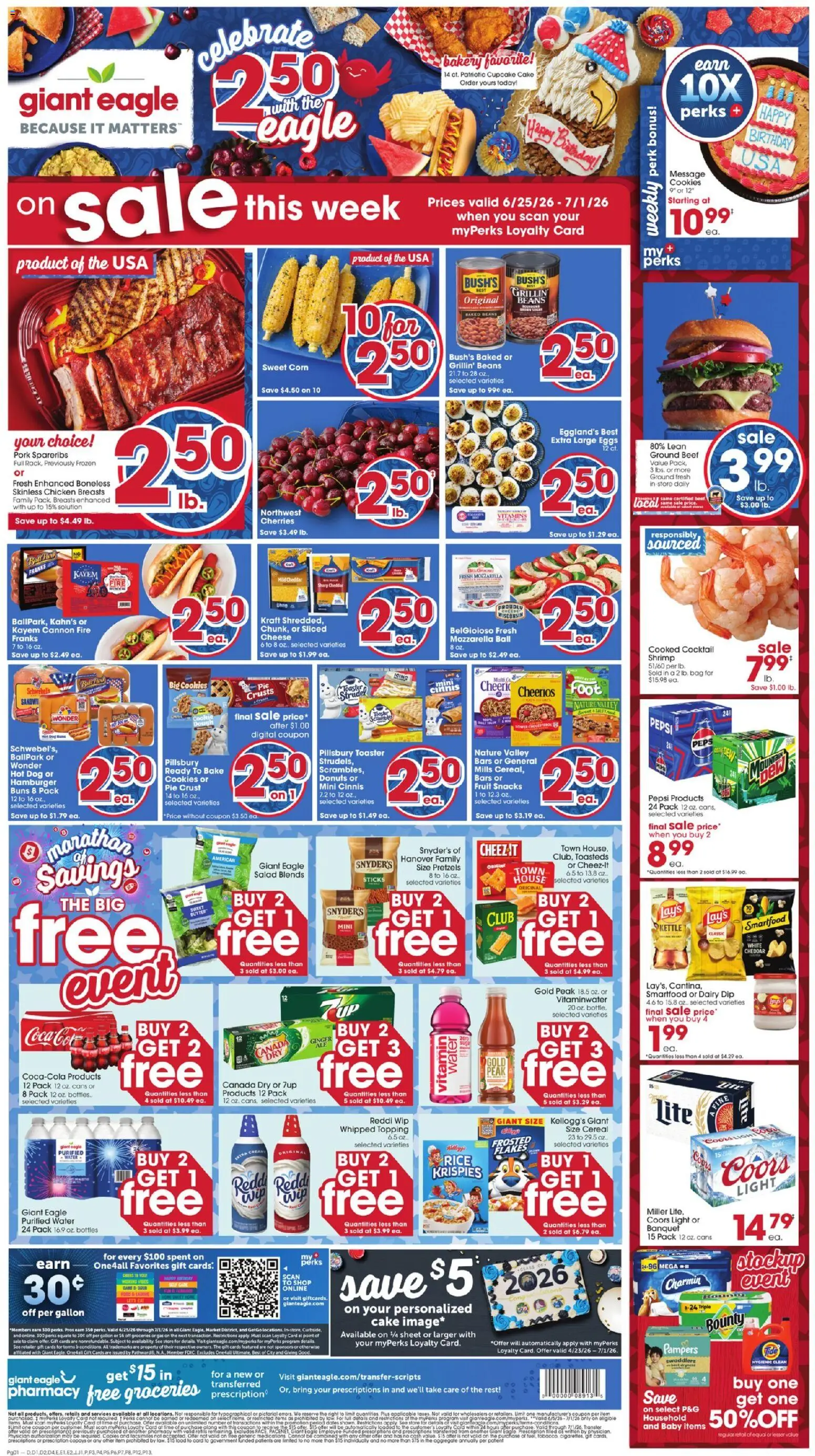 Ad Preview of Giant Eagle Giant Eagle Weekly Ad from 06/25/2026