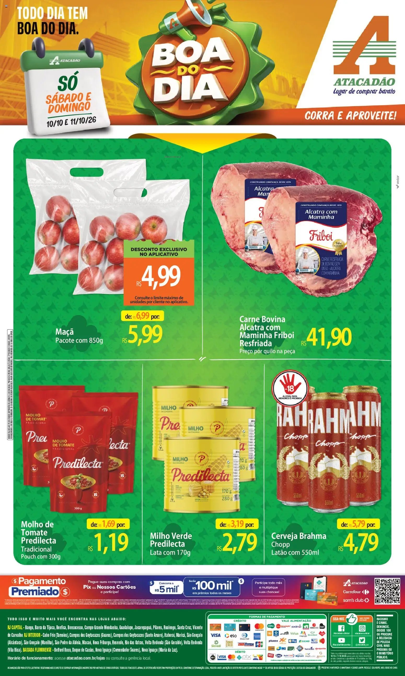 Pré-Visualização do folheto "Atacadão ofertas - RJ" da loja Atacadão válido a partir de 10/10/2026