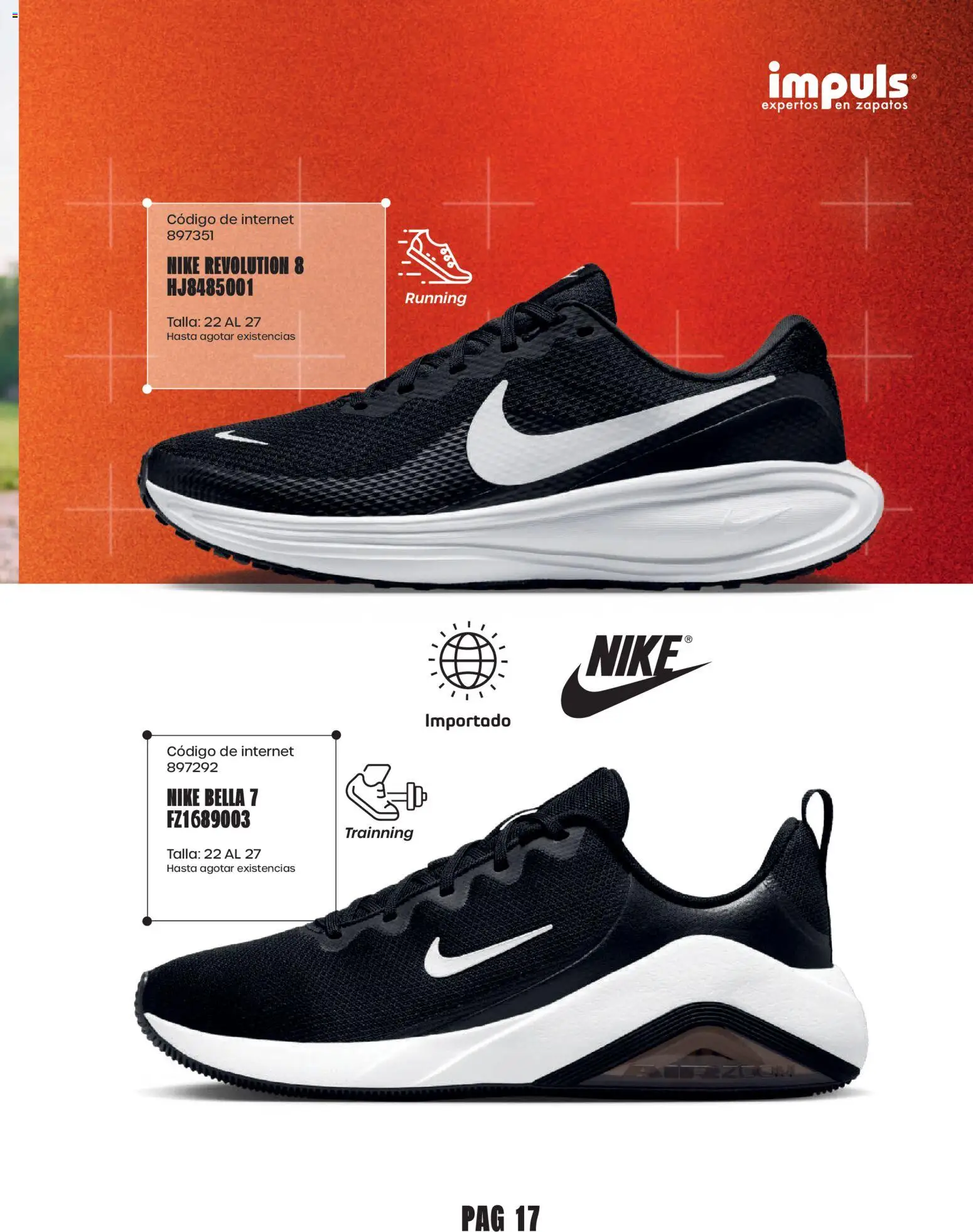 Vista previa las ofertas de la tienda Impuls - Impuls catálogo Urban Sport desde el 01/09/2026 - Zapatos