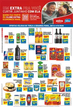 Pré-Visualização do folheto "Extra ofertas de Mercado Semanal" da loja Extra válido a partir de 28/04/2026