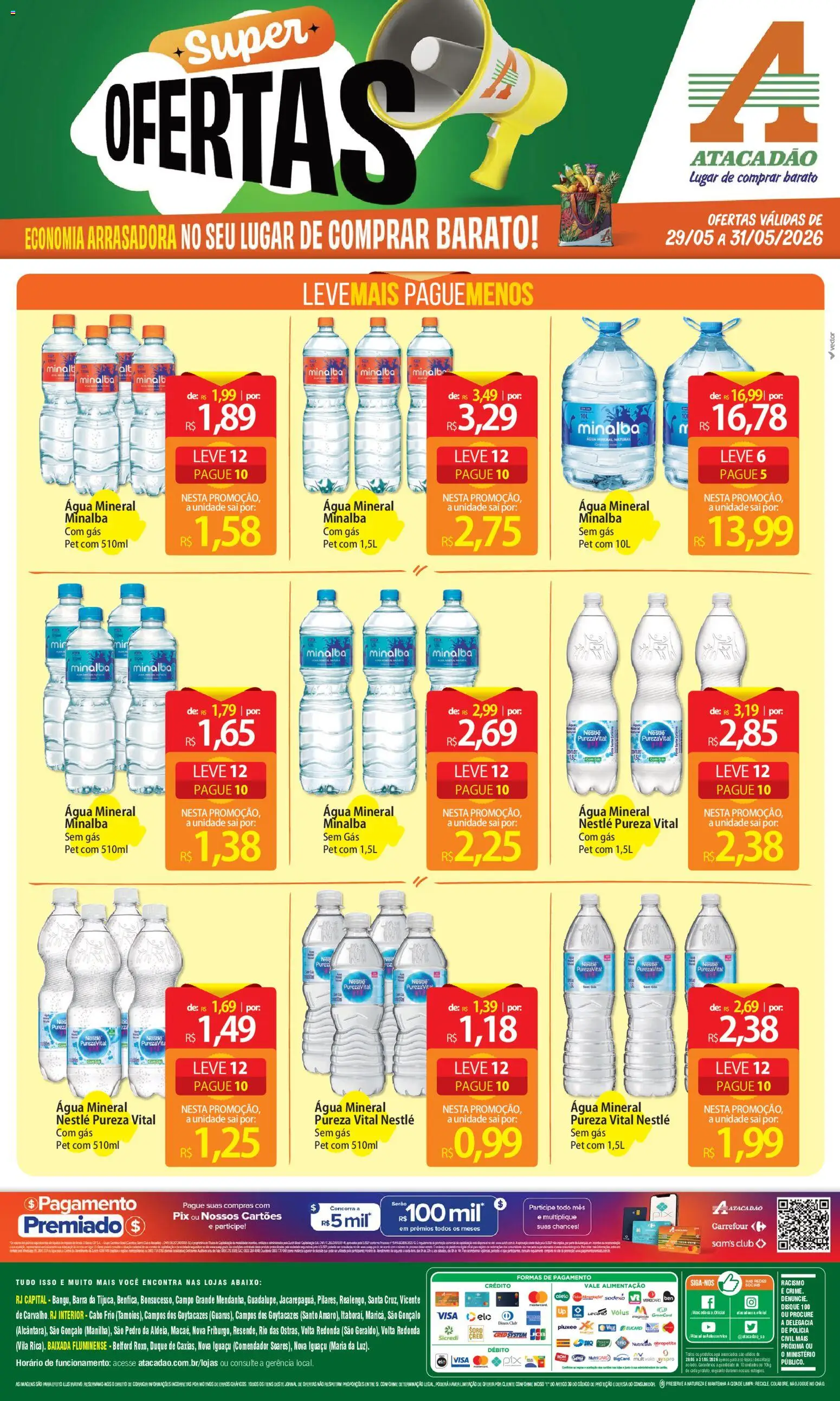 Pré-Visualização do folheto "Atacadão ofertas - RJ" da loja Atacadão válido a partir de 29/05/2026