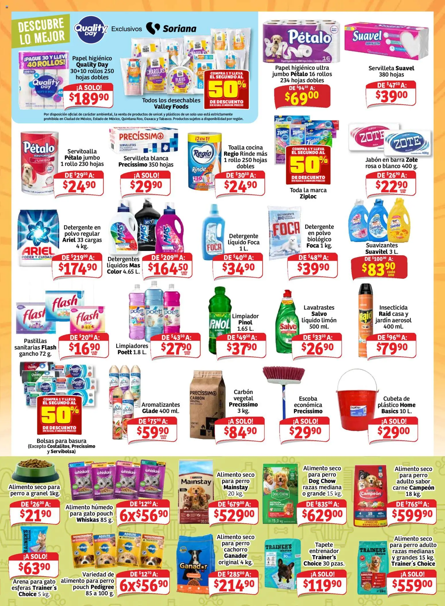 Vista previa las ofertas de la tienda Soriana - Soriana Mercado - Ahorro constante y sonante Mercado Nacional desde el 11/09/2026 