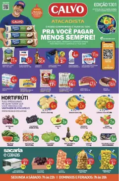Pré-Visualização do folheto "Calvo Atacadista - Ofertas da semana" da loja Calvo Atacadista válido a partir de 26/10/2026