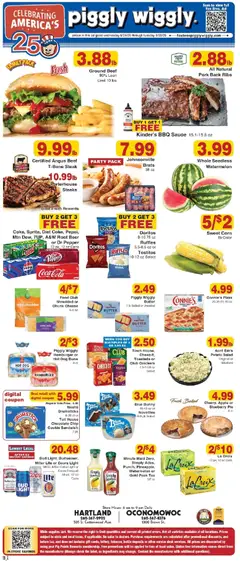 Ad Preview of Piggly Wiggly Piggly Wiggly Weekly Ad from 06/24/2026