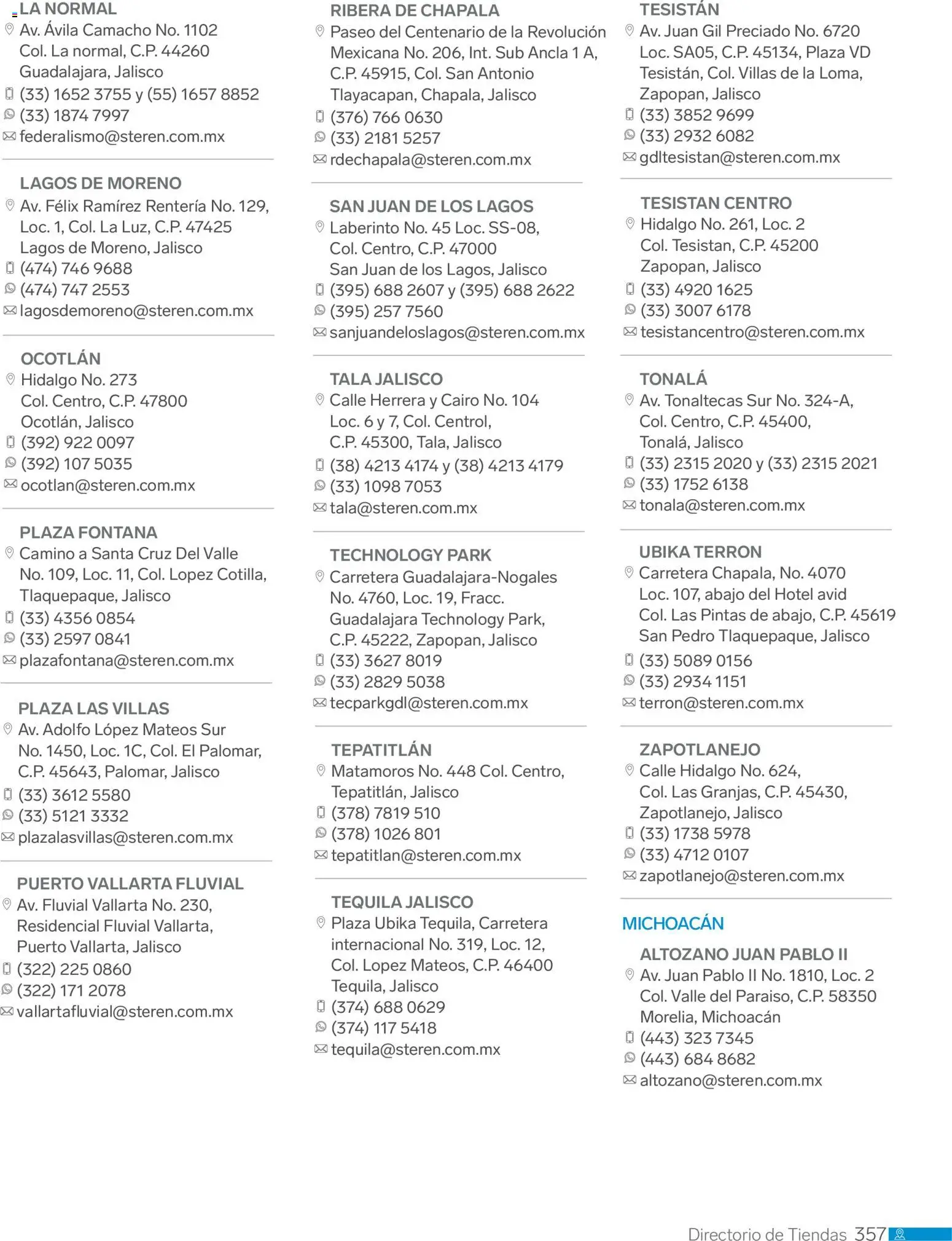 Vista previa las ofertas de la tienda Steren - Catálogo desde el 01/01/2026 