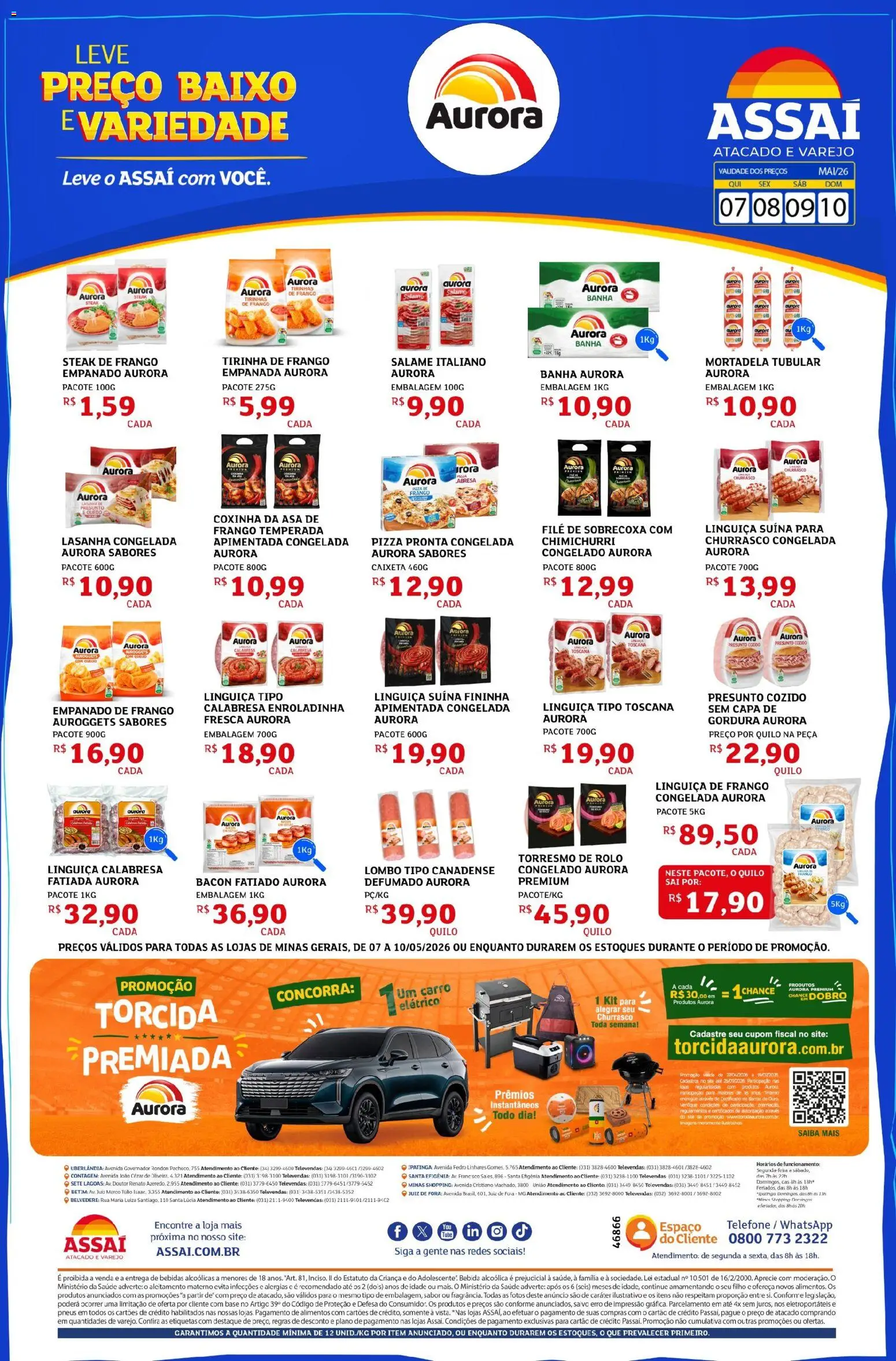Pré-Visualização do folheto "Assaí Atacadista ofertas - MG" da loja Assaí Atacadista válido a partir de 07/05/2026