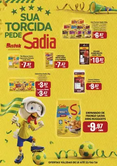 Pré-Visualização do folheto "Bistek Supermercados ofertas Copa Sadia" da loja Bistek Supermercados válido a partir de 18/06/2026