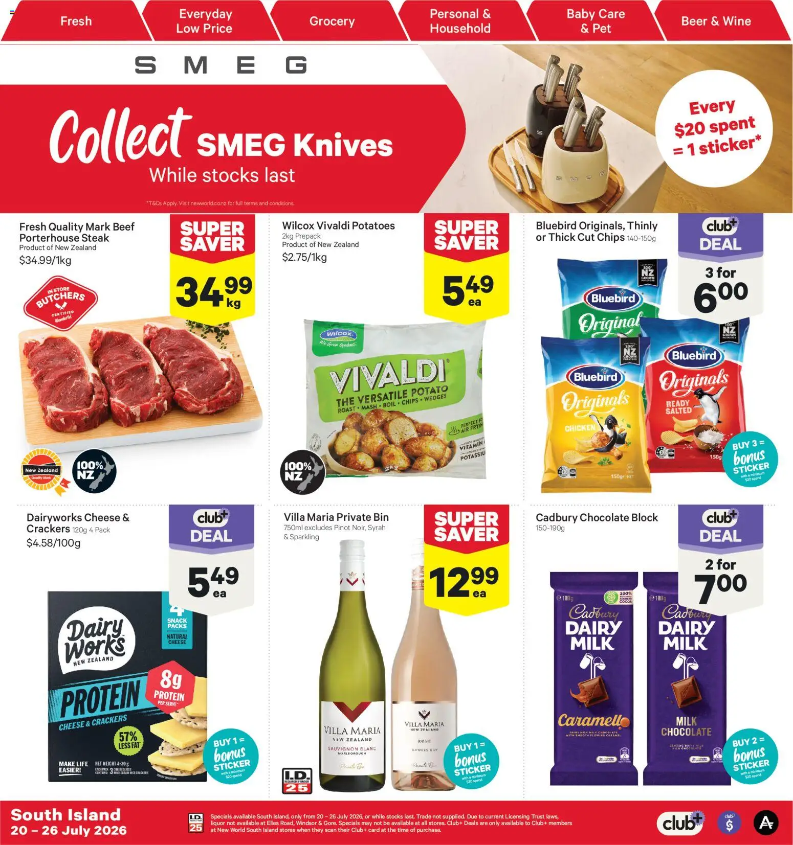 Preview of catalogue New World South Island catalogue from shop New World valid 20 Jul 2026