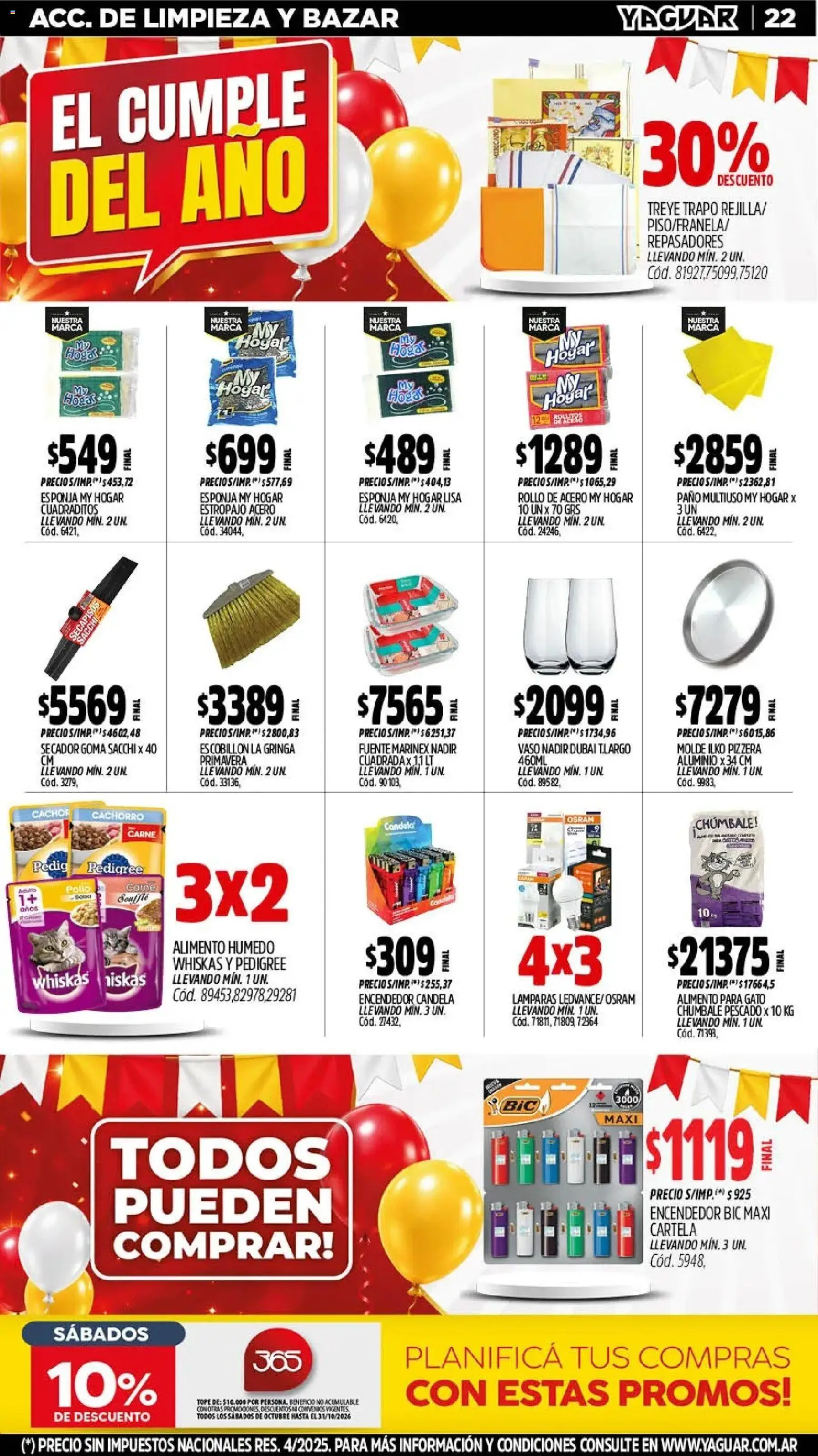 Vista previa del folleto de la tienda Yaguar válido desde el 12/10/2026 
