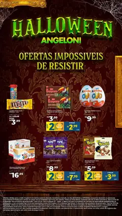 Pré-Visualização do folheto "Angeloni ofertas Halloween" da loja Angeloni válido a partir de 26/10/2026