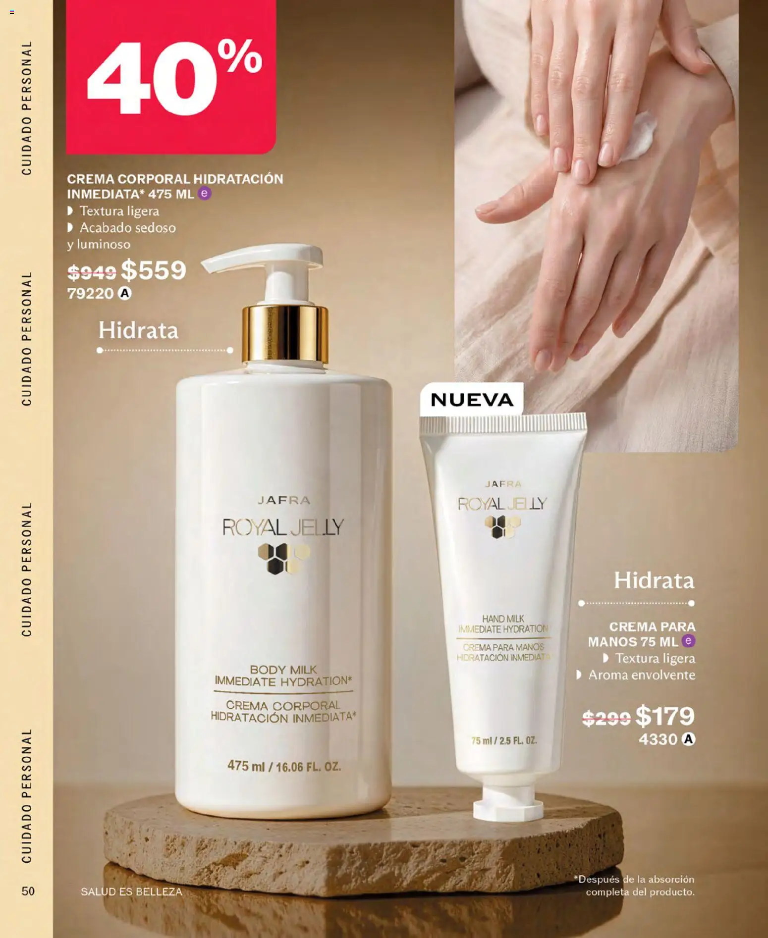 Vista previa las ofertas de la tienda JAFRA - JAFRA catálogo desde el 01/10/2026 - Crema, Body, Crema corporal, Crema para manos