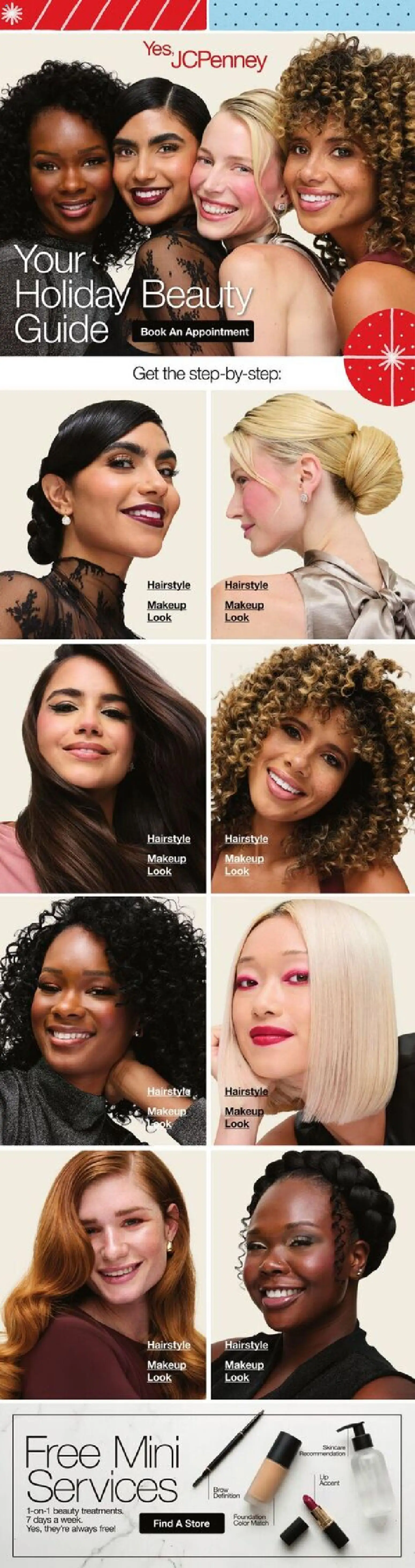 Ad Preview of JCPenney JCPenney Your Holiday Beauty Guide from 10/26/2026