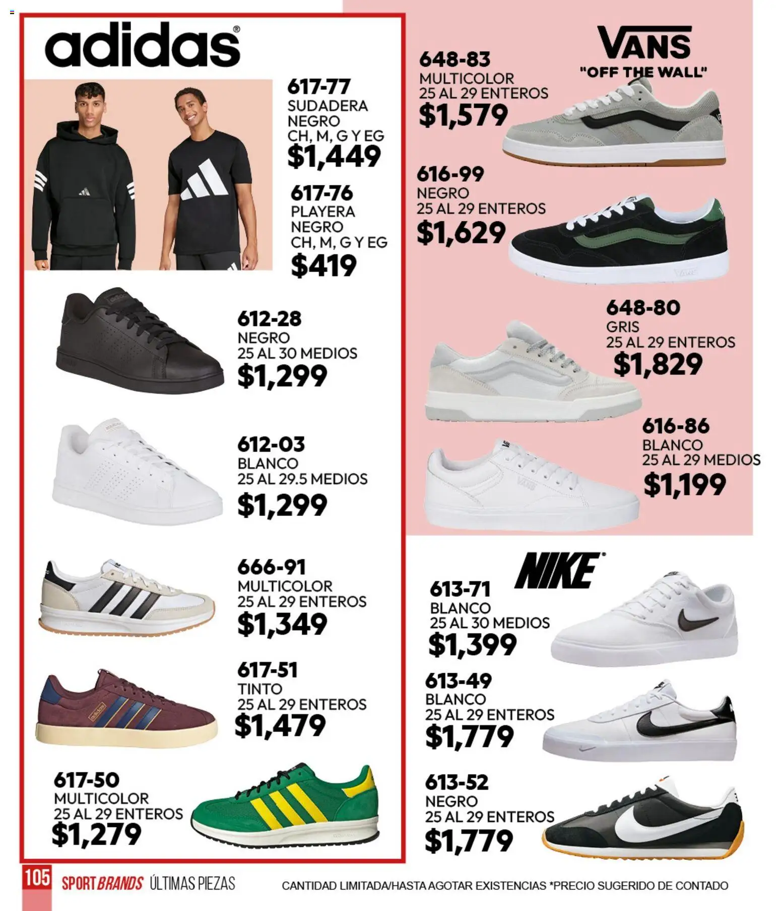 Vista previa las ofertas de la tienda Cklass - Cklass catálogo Sportbrands Verano Caballero desde el 05/03/2026 - Playera, Sudadera