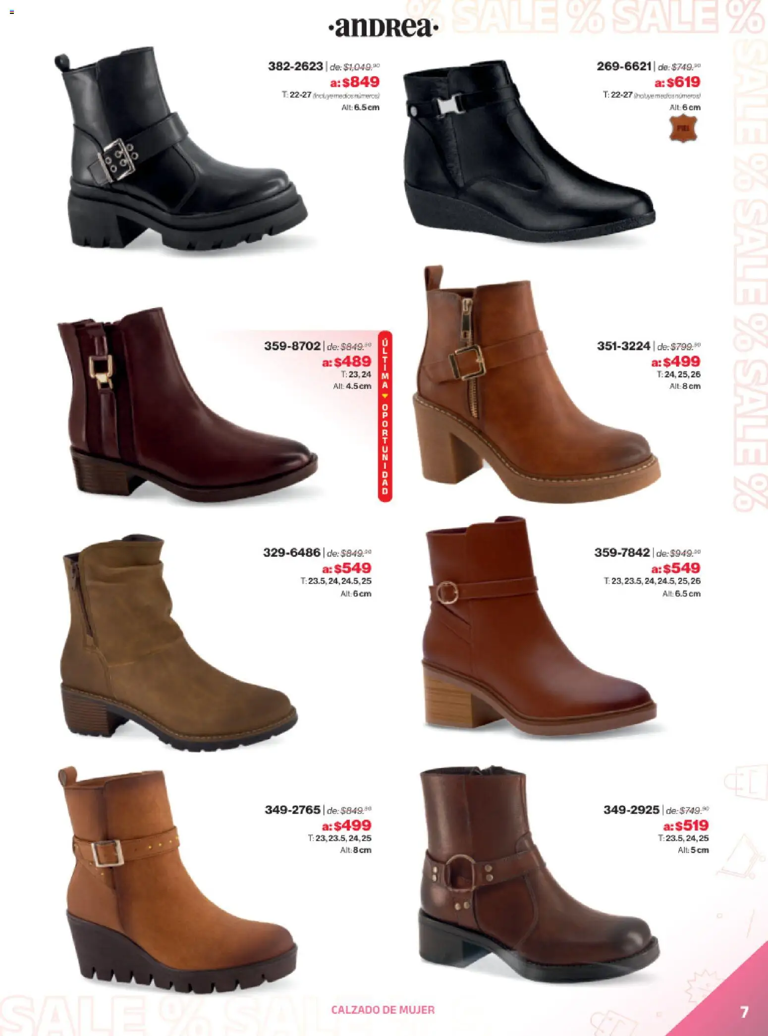 Vista previa las ofertas de la tienda Andrea - Catálogo Outlet desde el 21/12/2025 - Sal