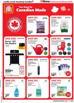 Un aperçu du dépliant Home Hardware weekly flyer / circulaire du magasin Home Hardware est valide à partir 11 juin 2026