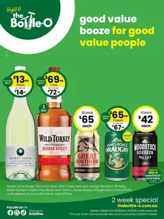 Preview of catalogue The Bottle-O catalogue Brighton from shop The Bottle-O valid 08/06/2026
