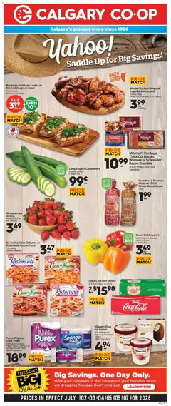 Preview of leaflet Calgary Co-op weekly flyer / circulaire from shop Calgary Co-op is valid from Jul 02, 2026
