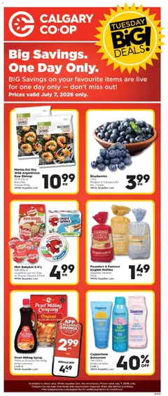 Preview of leaflet Calgary Co-op weekly flyer / circulaire from shop Calgary Co-op is valid from Jul 02, 2026