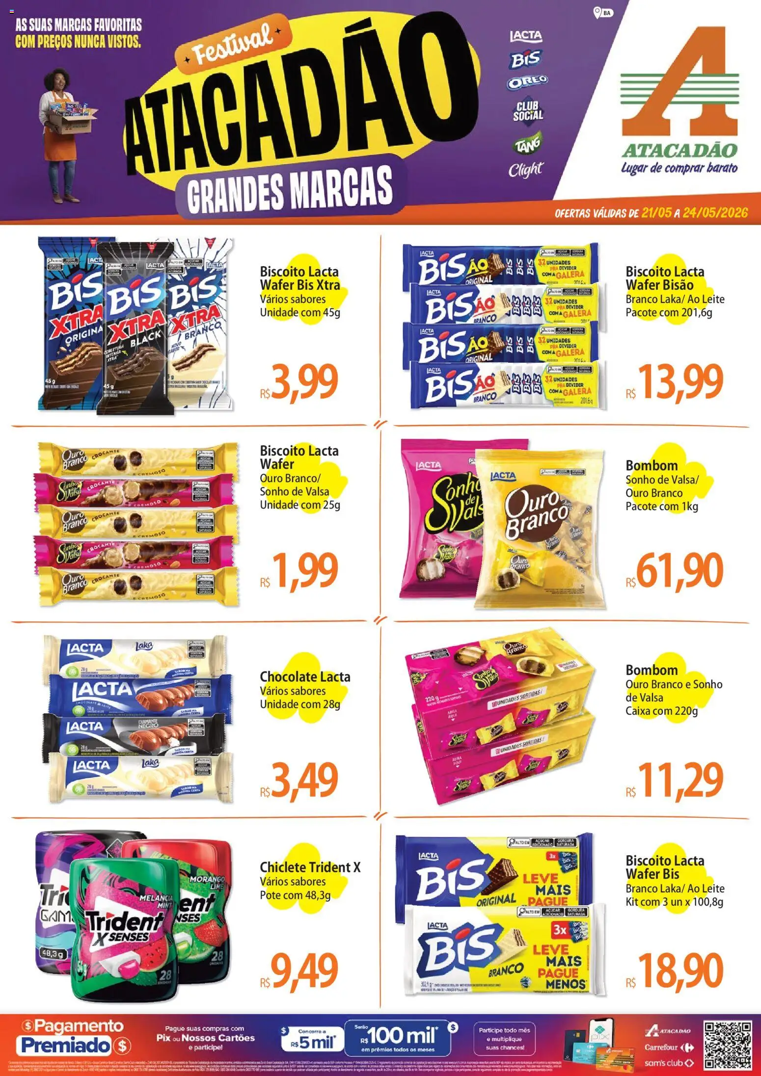 Pré-Visualização do folheto "Atacadão ofertas - BA" da loja Atacadão válido a partir de 21/05/2026
