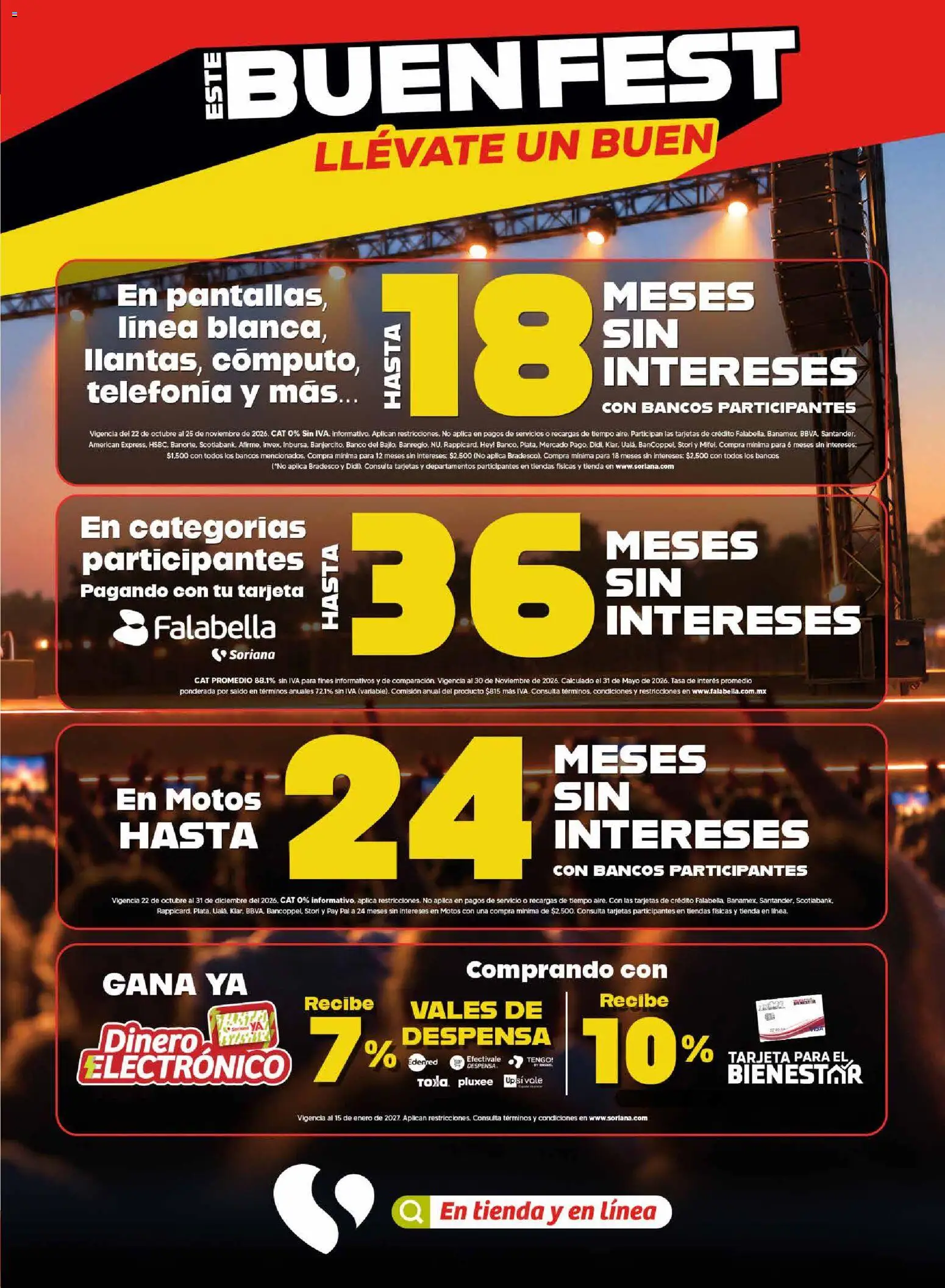 Vista previa las ofertas de la tienda Soriana - Soriana Buen Fest desde el 30/10/2026 