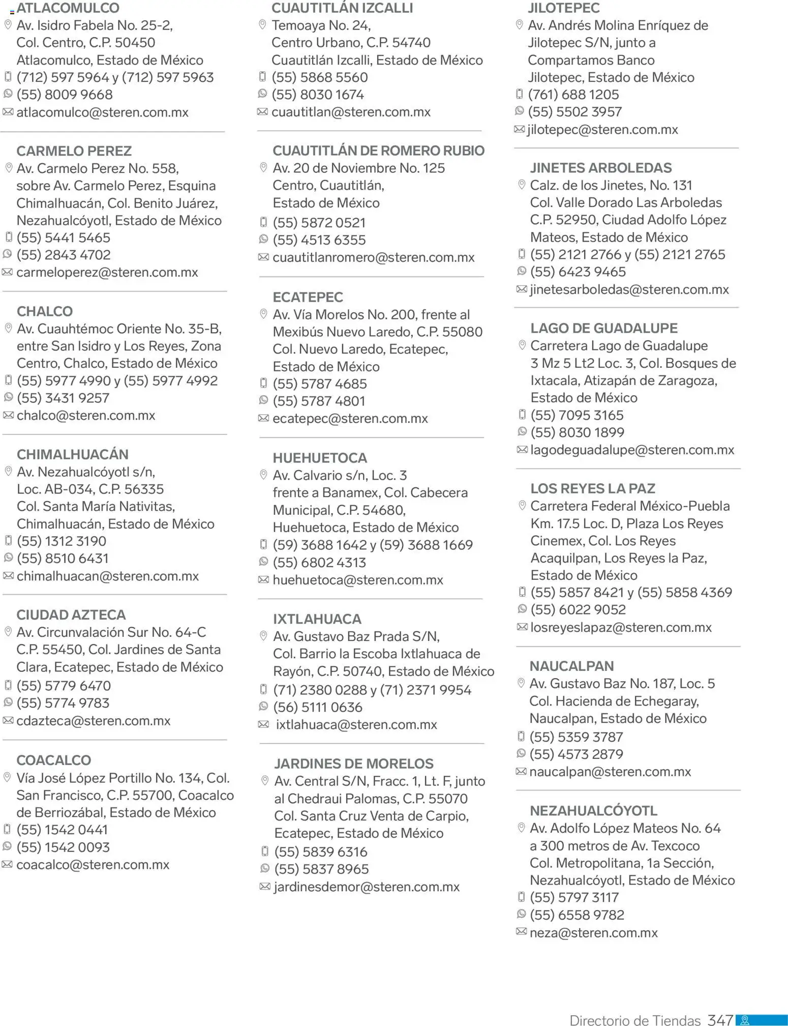 Vista previa las ofertas de la tienda Steren - Catálogo desde el 01/01/2026 
