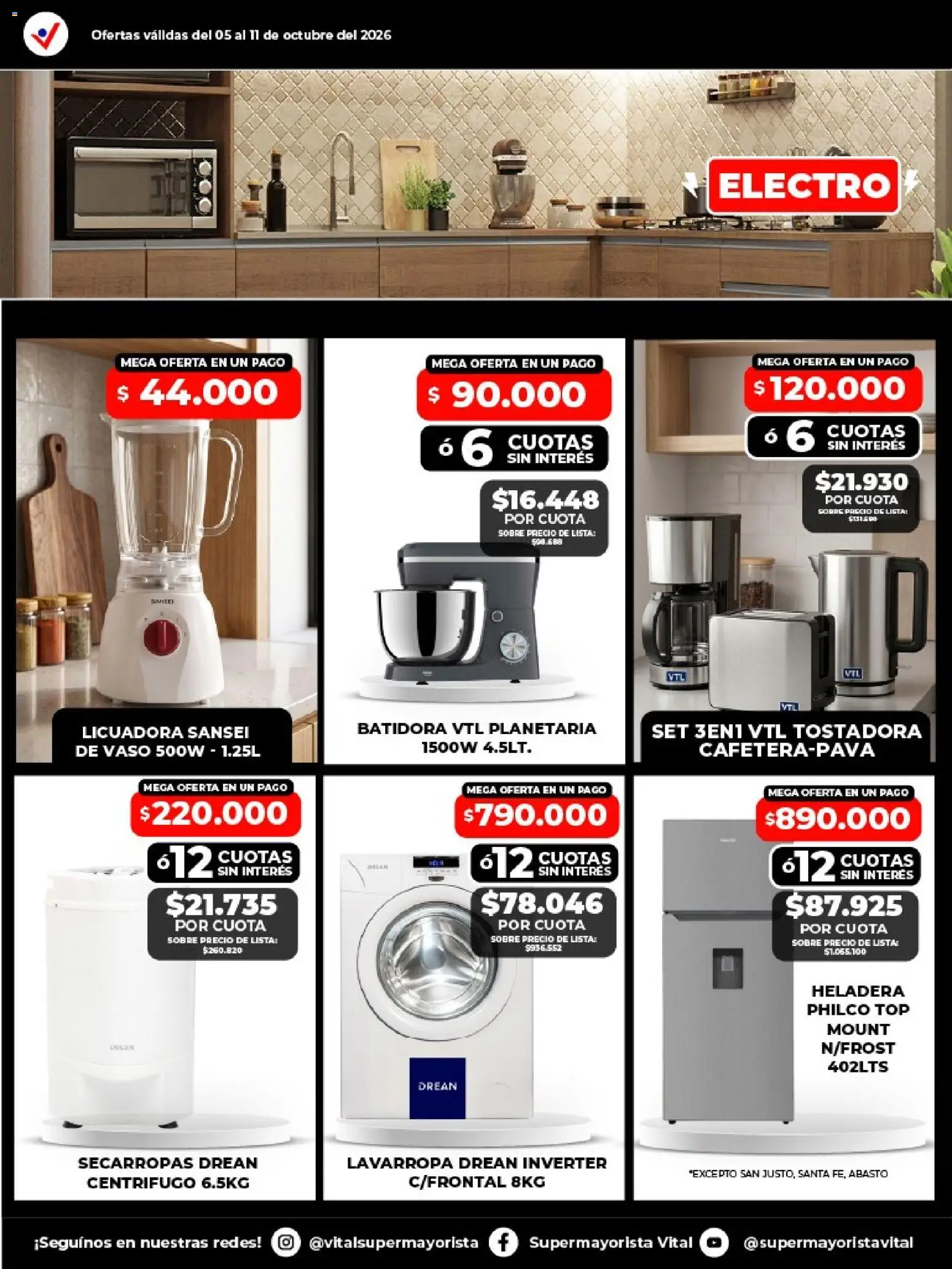 Vista previa del folleto de la tienda Vital válido desde el 05/10/2026 