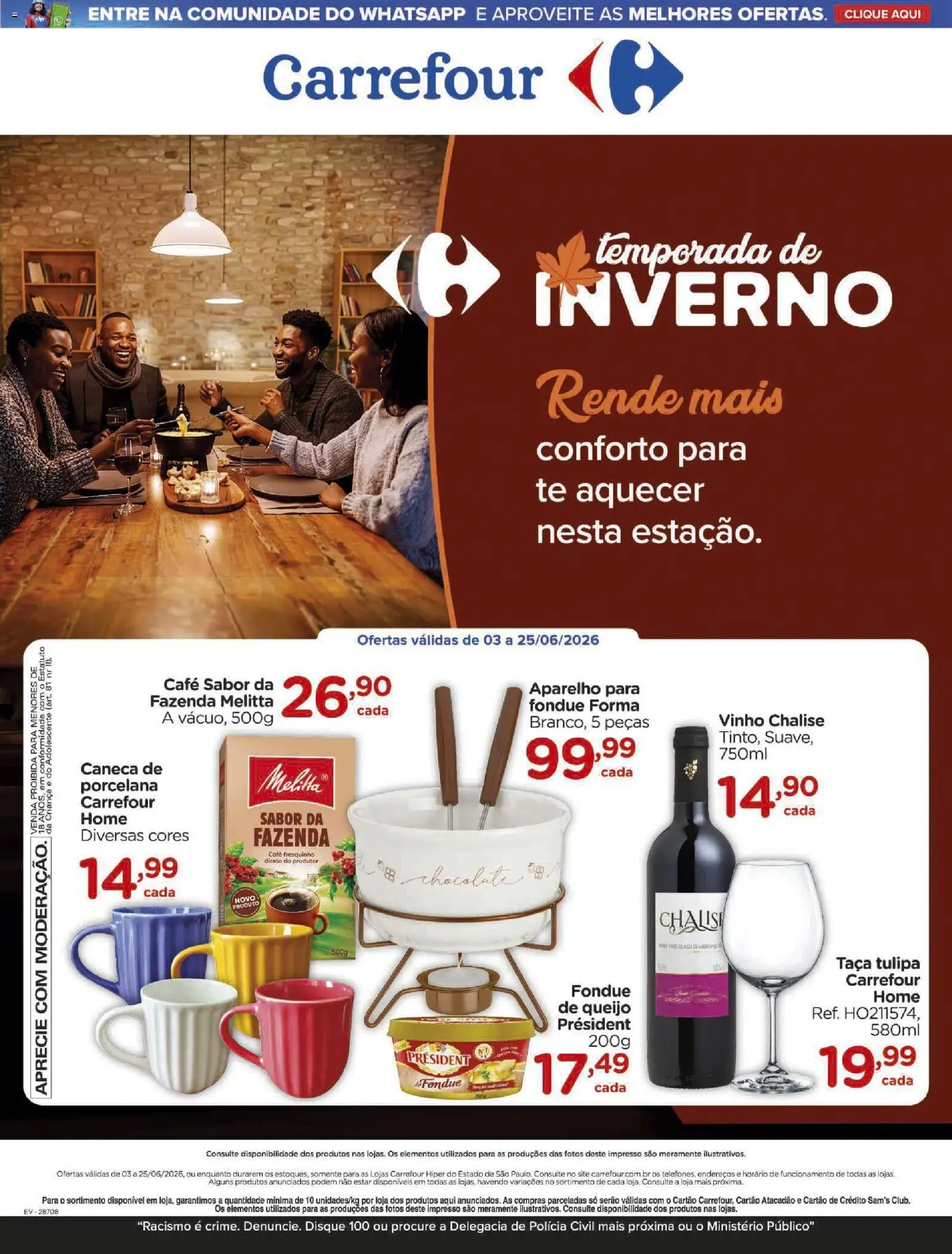 Pré-Visualização do folheto "Carrefour ofertas Inverno" da loja Carrefour válido a partir de 03/06/2026