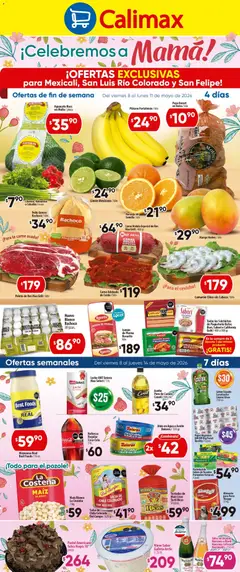Vista previa las ofertas de la tienda Calimax - Calimax folleto Mexicali y SLRC desde el 08/05/2026 