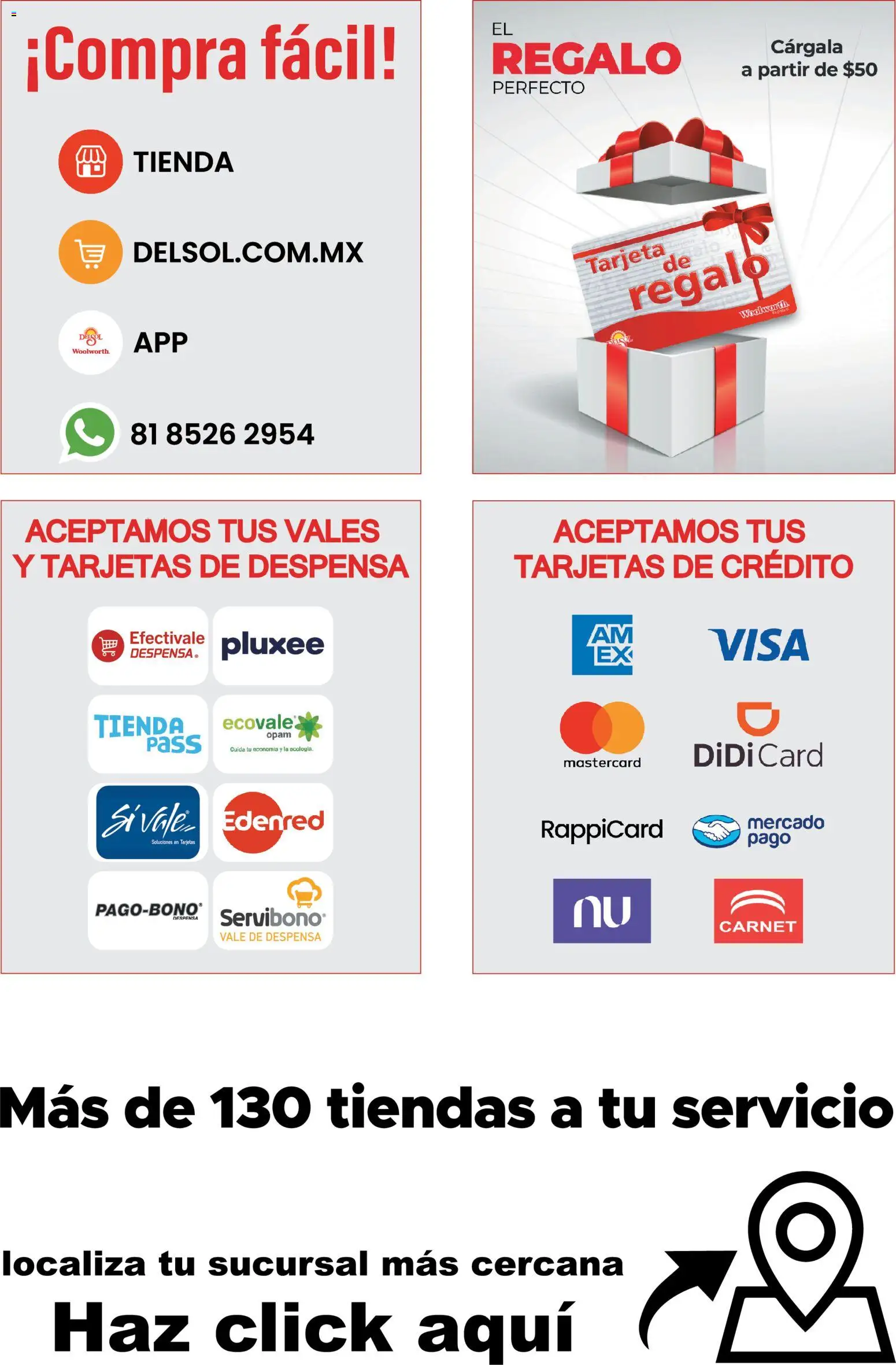 Vista previa las ofertas de la tienda Del Sol y Woolworth - Del Sol y Woolworth catálogo Luce el Otoño desde el 01/10/2026 - Despensa