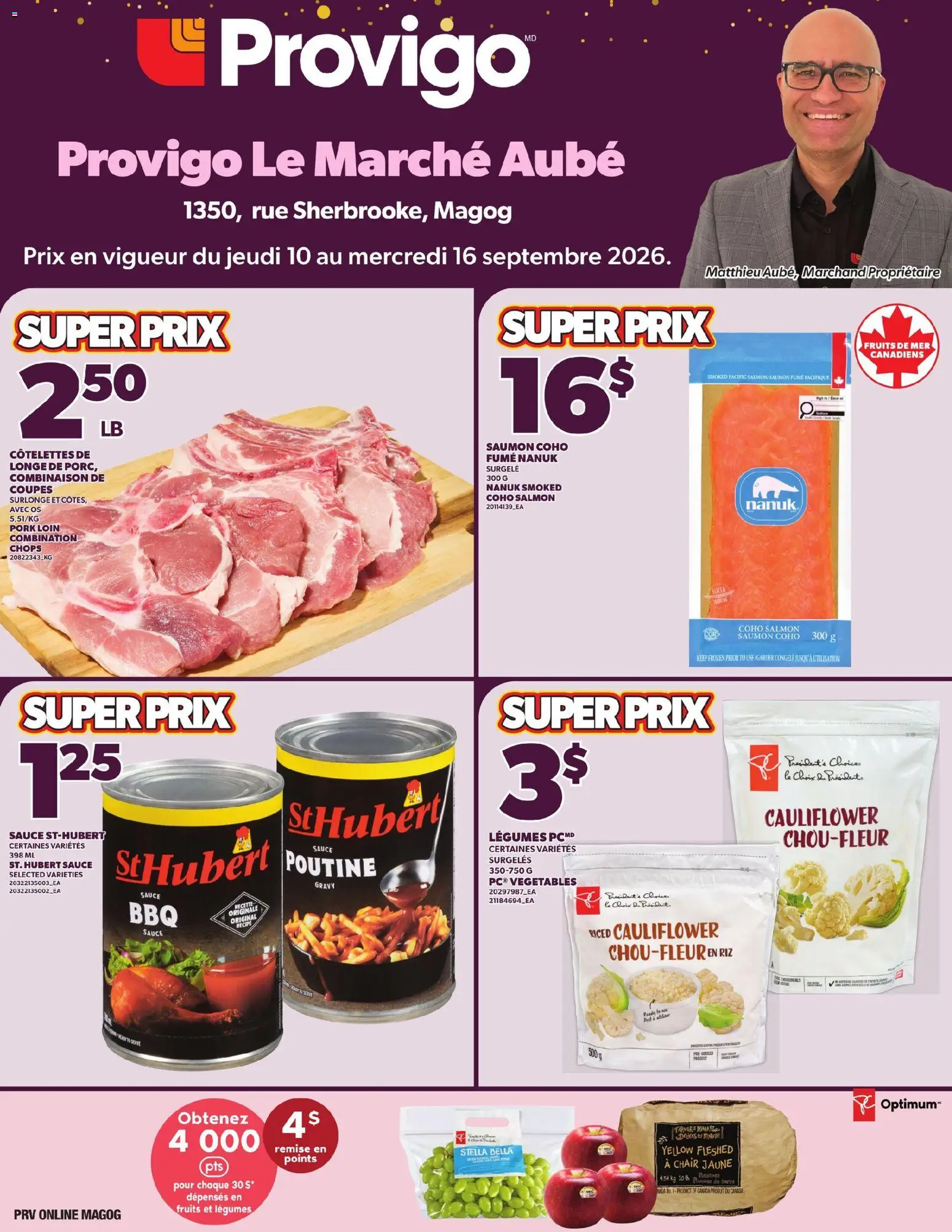 Preview of leaflet Provigo weekly flyer / circulaire from shop Provigo is valid from Sep 10, 2026