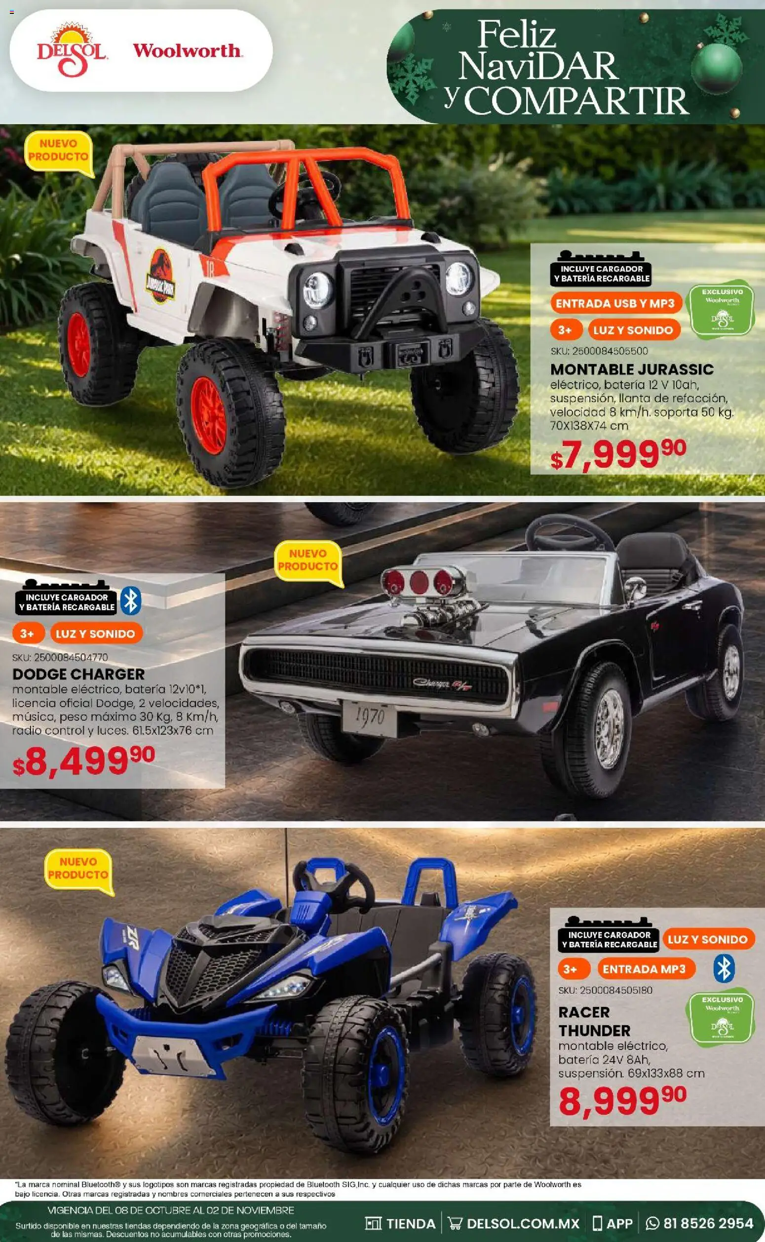 Vista previa las ofertas de la tienda Del Sol y Woolworth - Del Sol y Woolworth - Feliz NaviDar y Compartir desde el 08/10/2026 