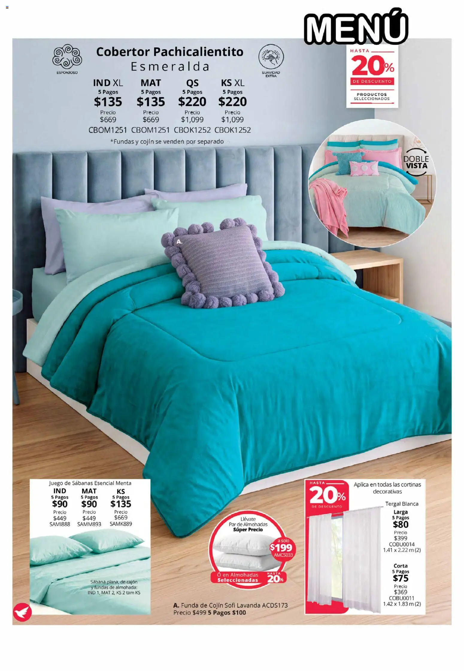 Vista previa las ofertas de la tienda Colchas Concord - Colchas Concord catálogo Colección Cobertor desde el 01/08/2026 