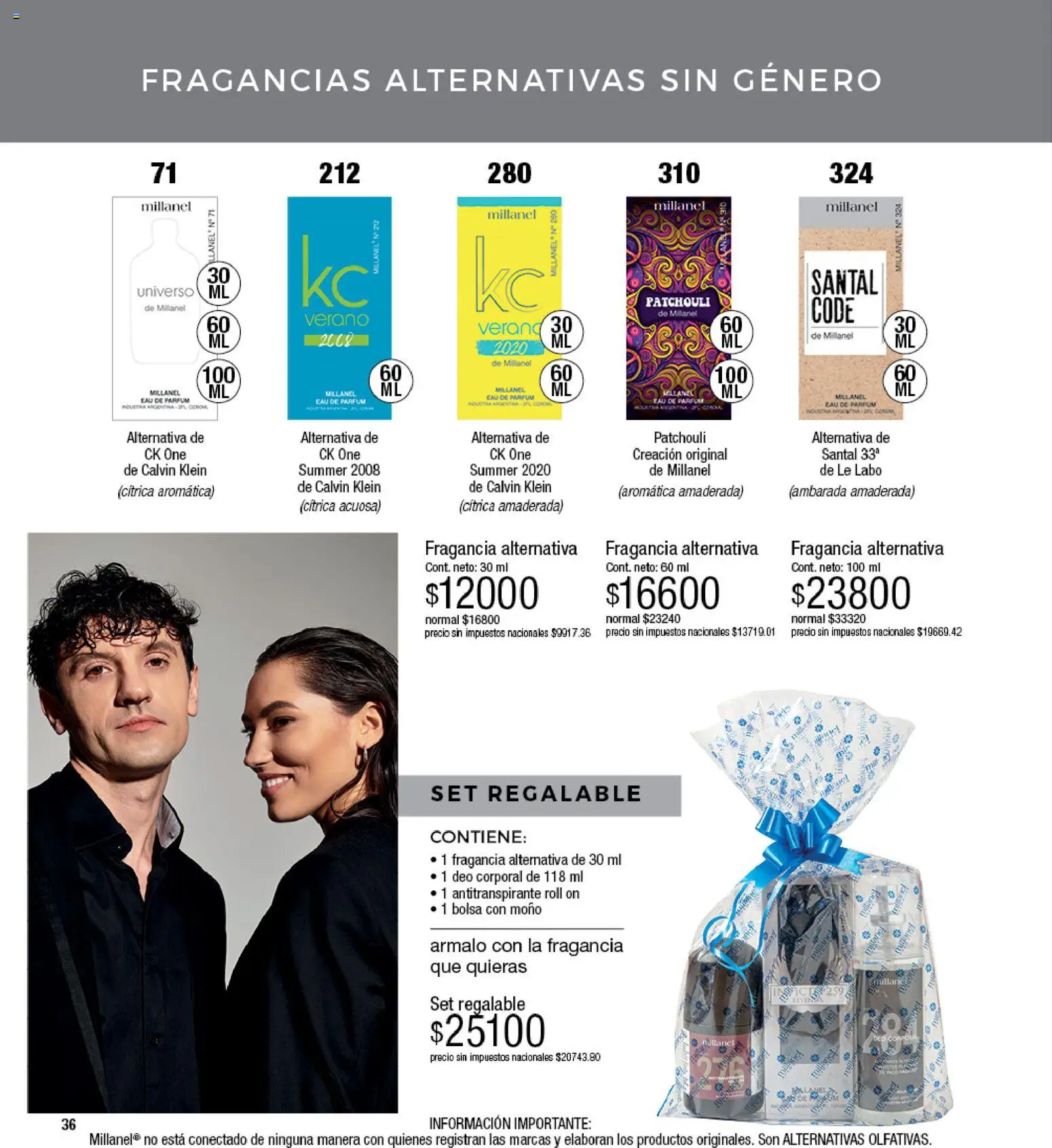 Vista previa del folleto de la tienda Millanel válido desde el 17/08/2026 - Moño, Bolsa, Fragancia, Antitranspirante