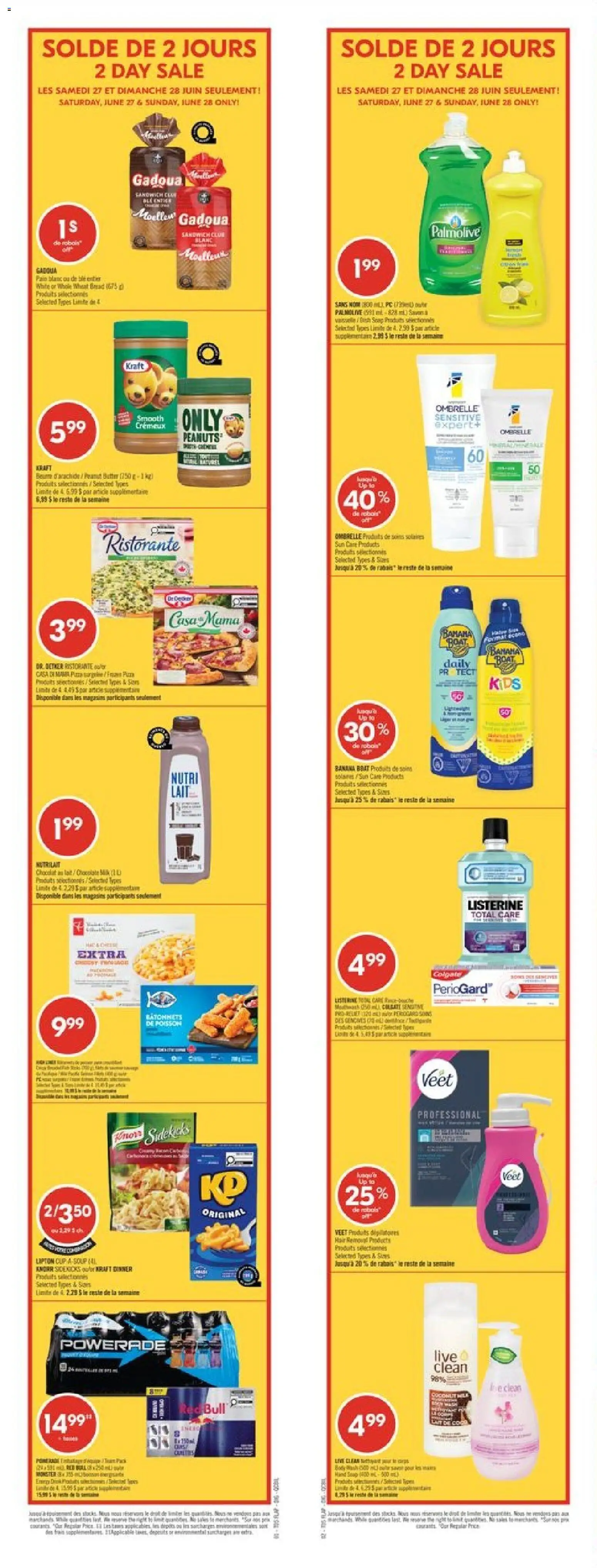 Preview of leaflet Pharmaprix weekly flyer / circulaire from shop Pharmaprix is valid from Jun 26, 2026