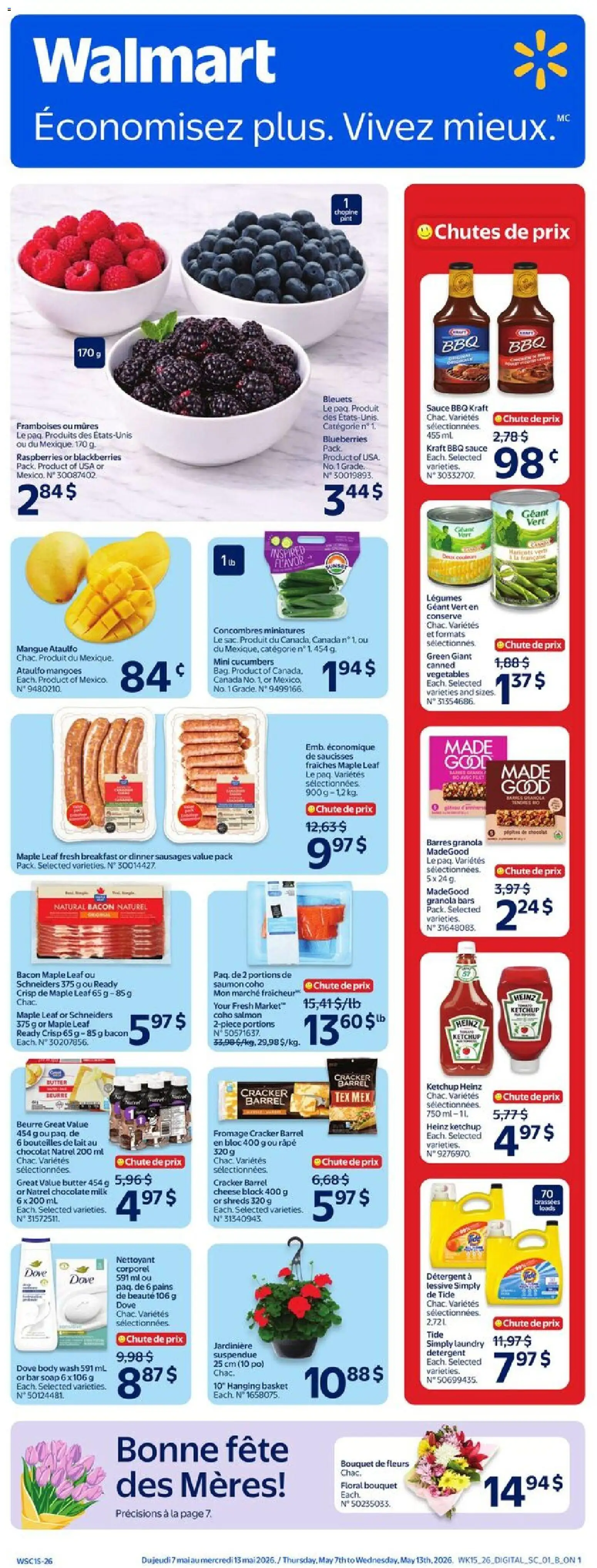 Preview of leaflet Walmart circulaire from shop Walmart is valid from May 07, 2026